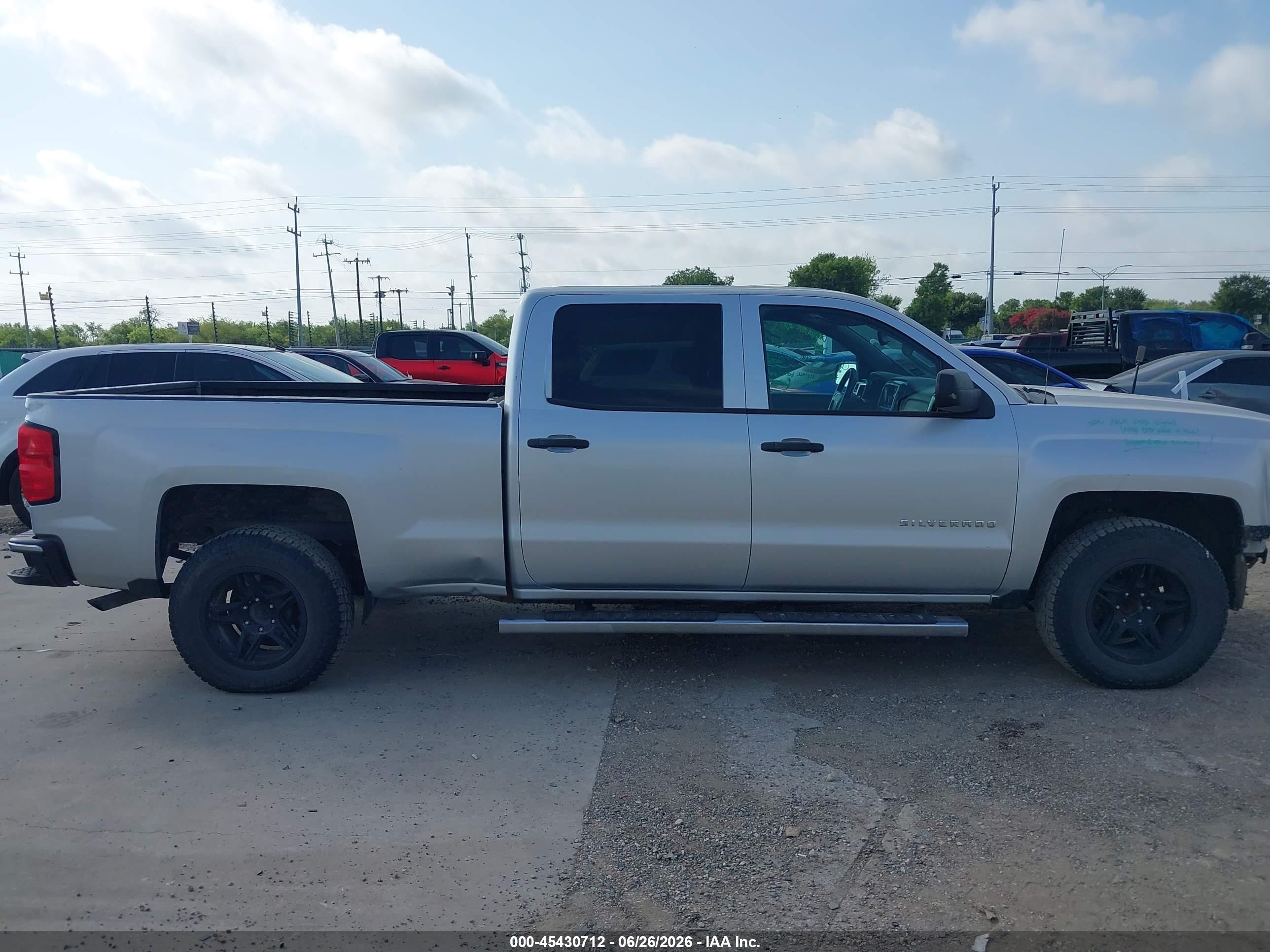 2014 Chevrolet Silverado 1500 Lt Silver vin: 3GCPCREC1EG301652