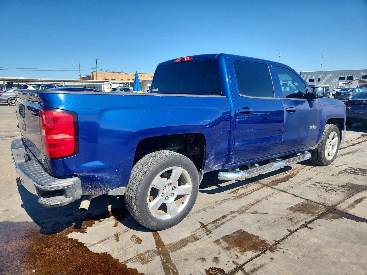 2014 Chevrolet Silverado C1500 Lt Blue vin: 3GCPCREC1EG383575