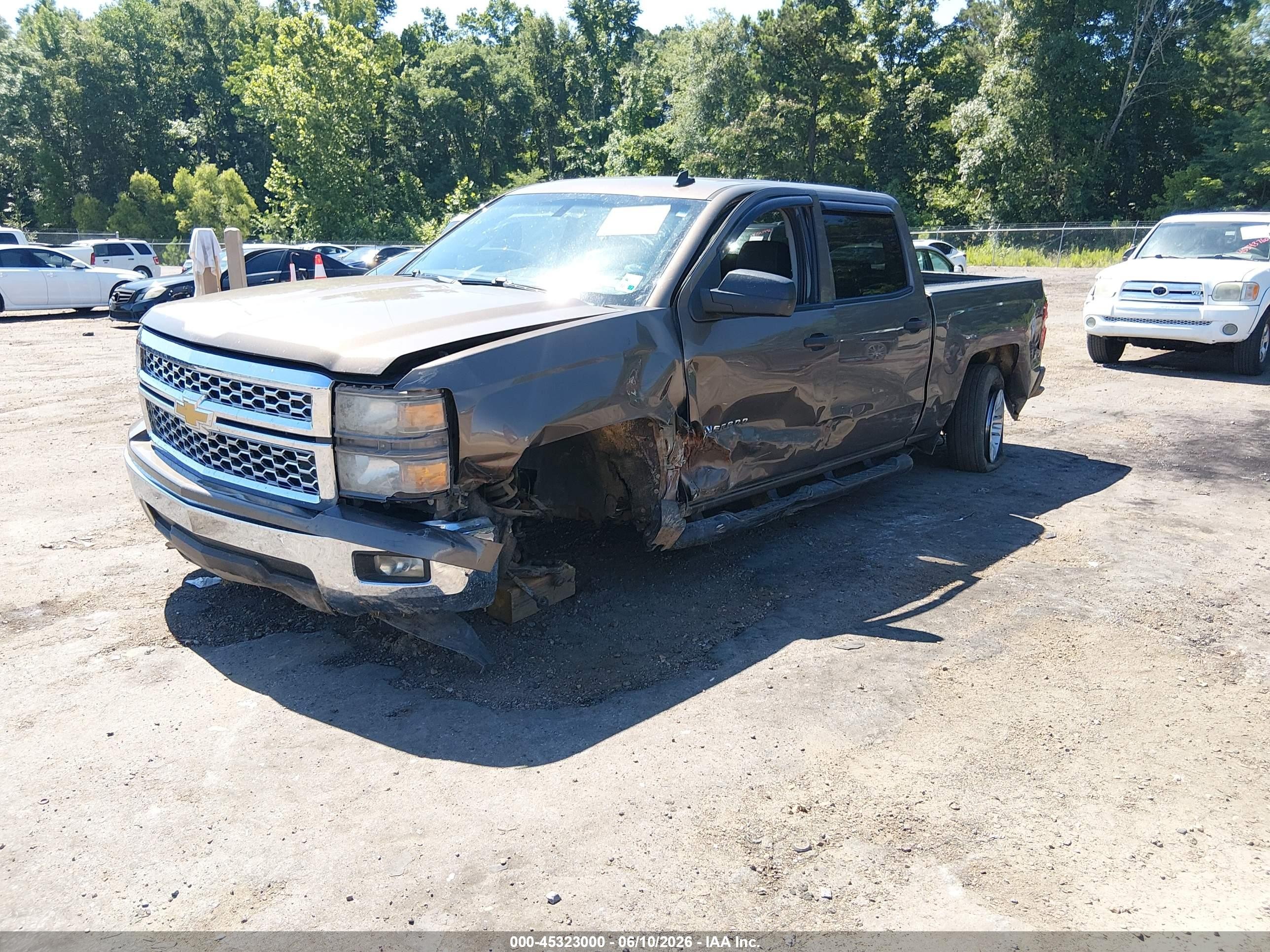 2014 Chevrolet Silverado 1500 Lt Brown vin: 3GCPCREC1EG426974