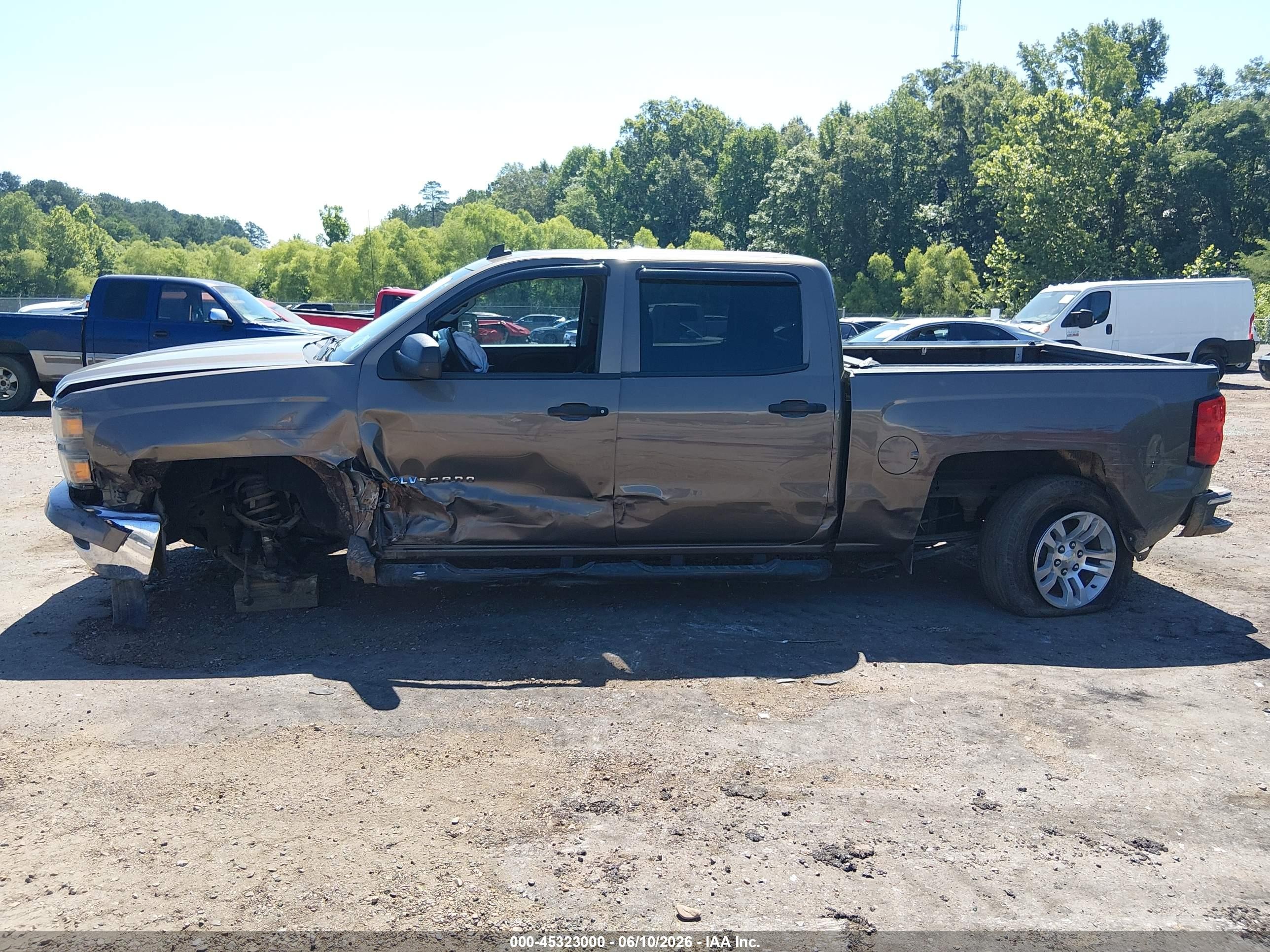 2014 Chevrolet Silverado 1500 Lt Brown vin: 3GCPCREC1EG426974