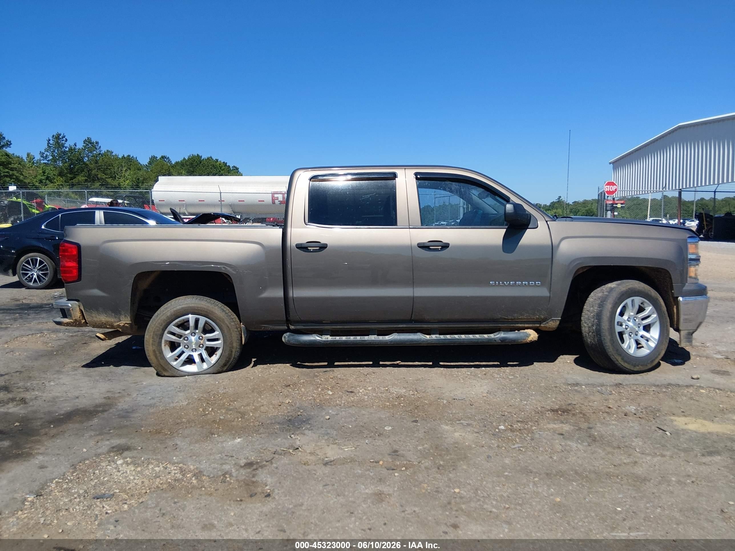 2014 Chevrolet Silverado 1500 Lt Brown vin: 3GCPCREC1EG426974