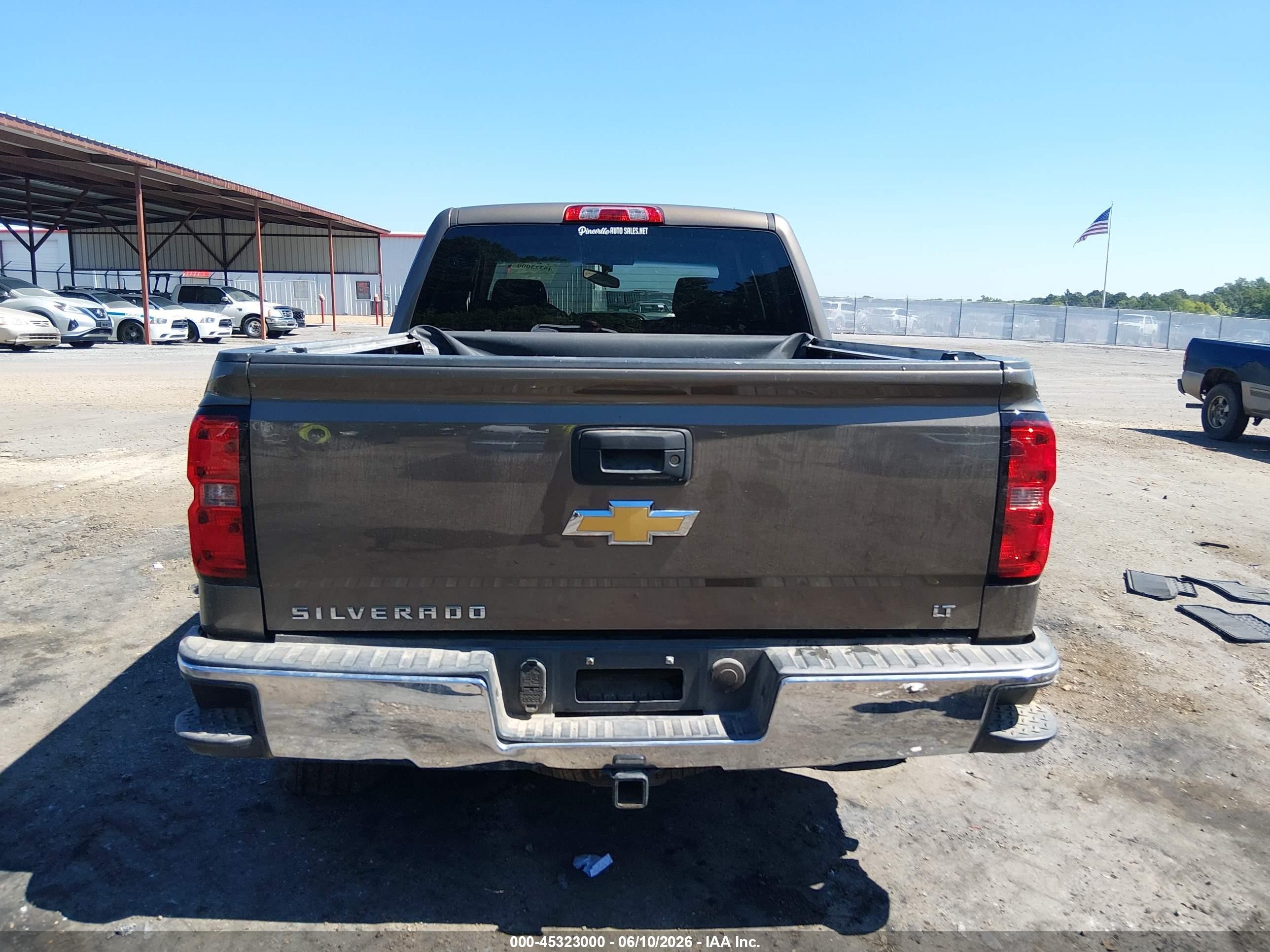 2014 Chevrolet Silverado 1500 Lt Brown vin: 3GCPCREC1EG426974
