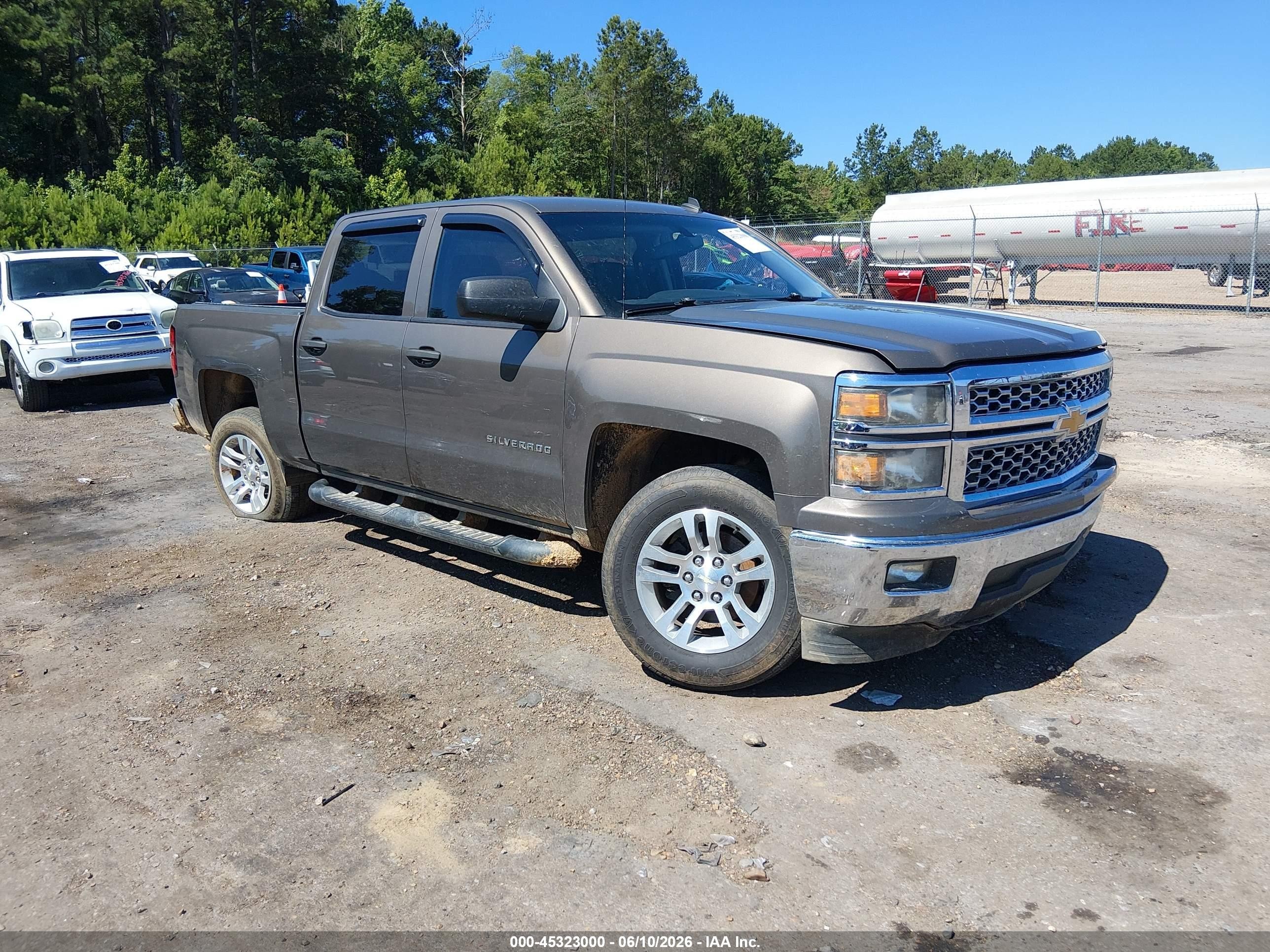 2014 Chevrolet Silverado 1500 Lt Brown vin: 3GCPCREC1EG426974