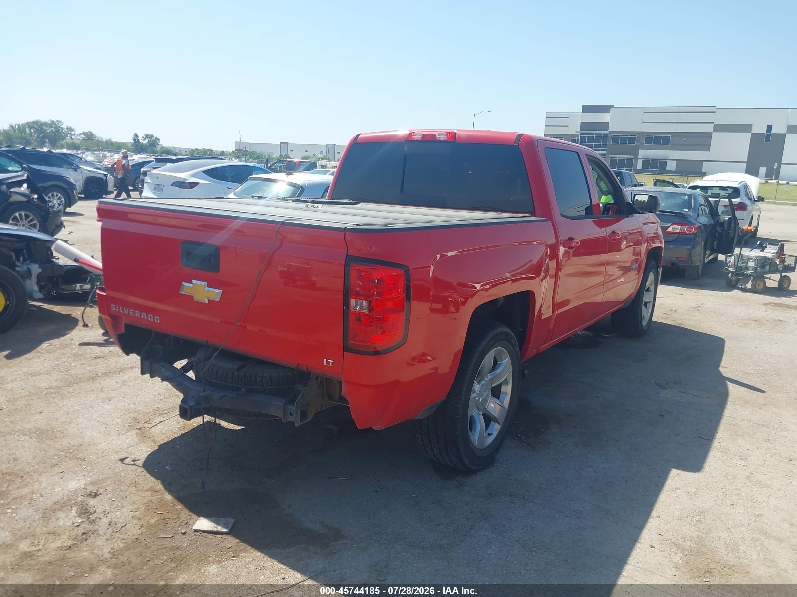 2014 Chevrolet Silverado 1500 Lt Red vin: 3GCPCREC1EG481263