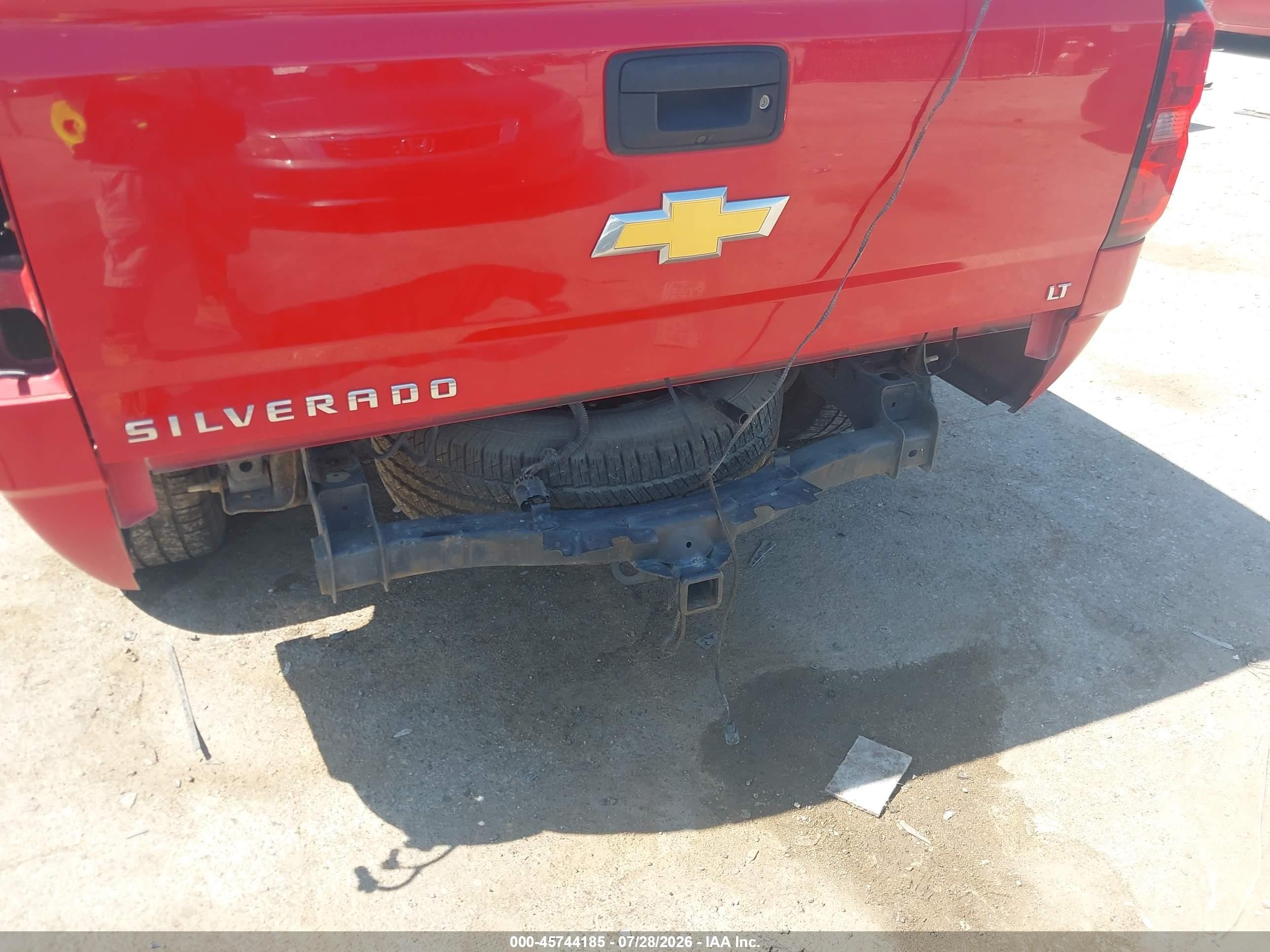 2014 Chevrolet Silverado 1500 Lt Red vin: 3GCPCREC1EG481263