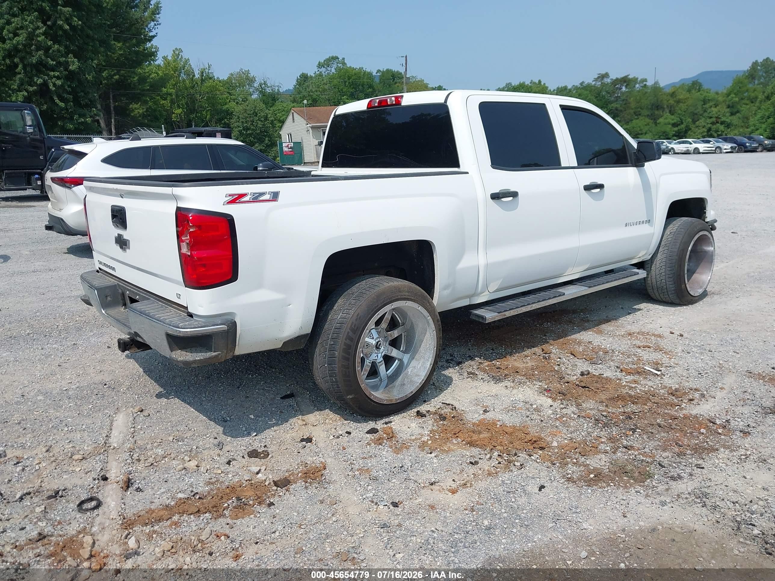 2014 Chevrolet Silverado 1500 Lt Белый vin: 3GCPCREC1EG547715
