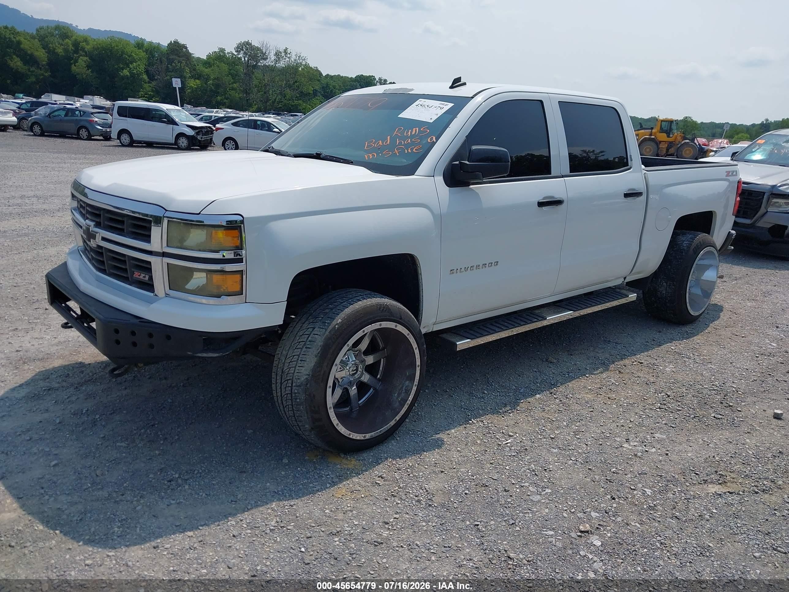 2014 Chevrolet Silverado 1500 Lt Белый vin: 3GCPCREC1EG547715