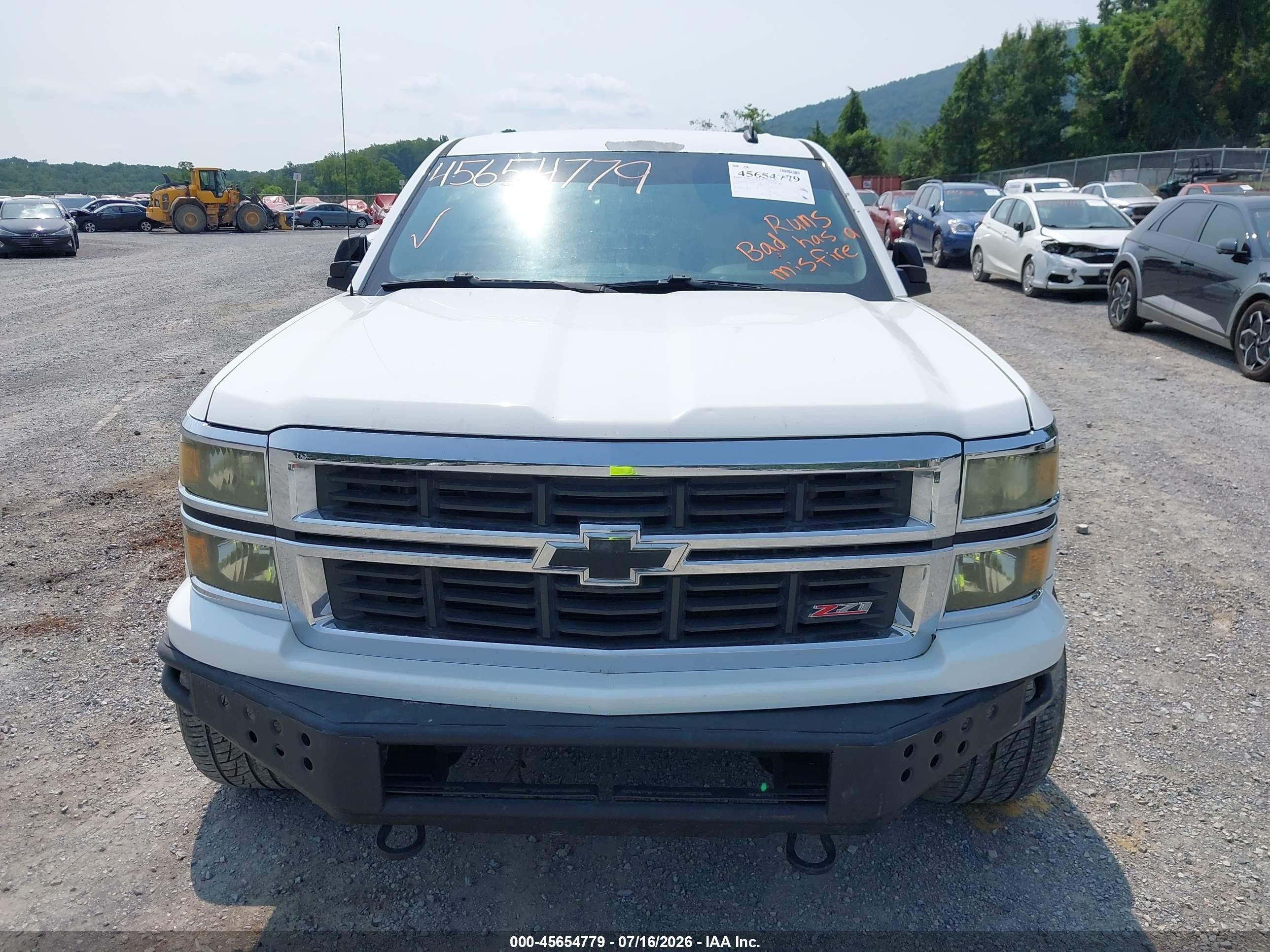 2014 Chevrolet Silverado 1500 Lt Белый vin: 3GCPCREC1EG547715