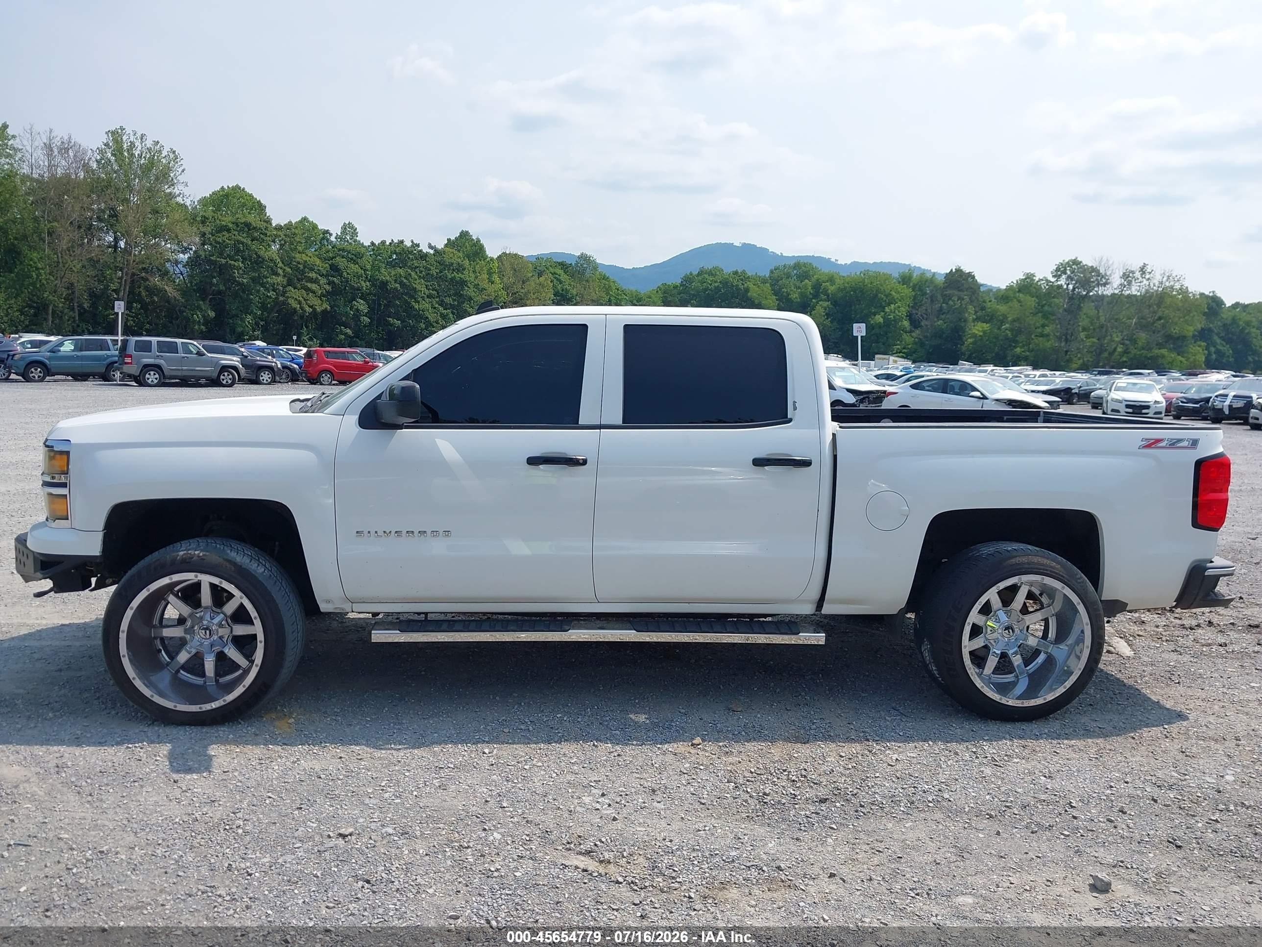 2014 Chevrolet Silverado 1500 Lt Белый vin: 3GCPCREC1EG547715