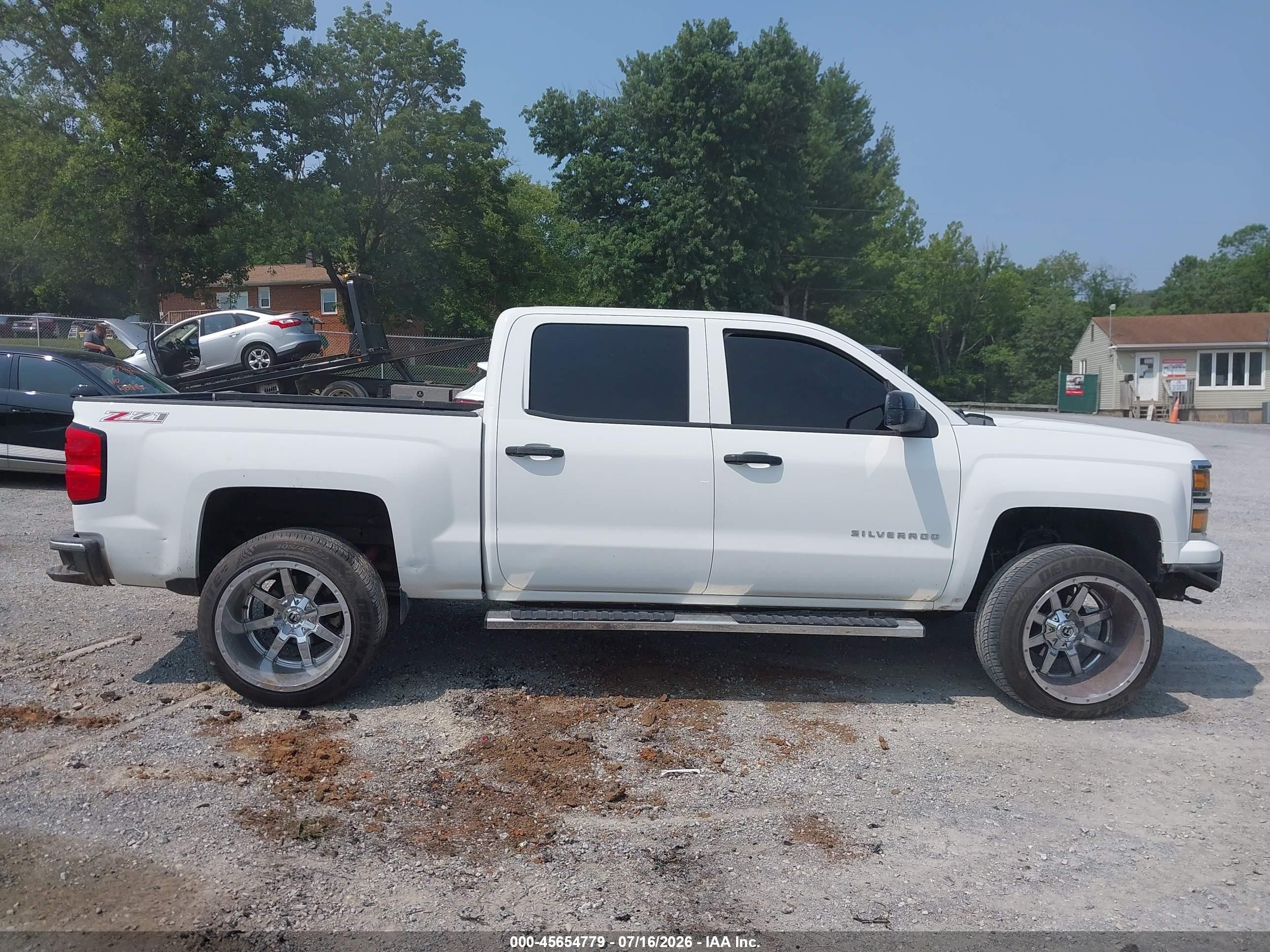 2014 Chevrolet Silverado 1500 Lt Белый vin: 3GCPCREC1EG547715