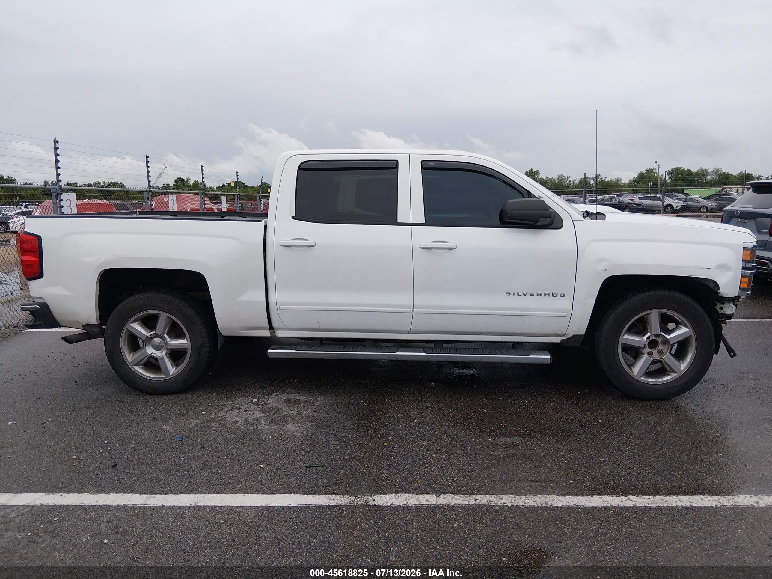 2015 Chevrolet Silverado 1500 Lt White vin: 3GCPCREC1FG124408