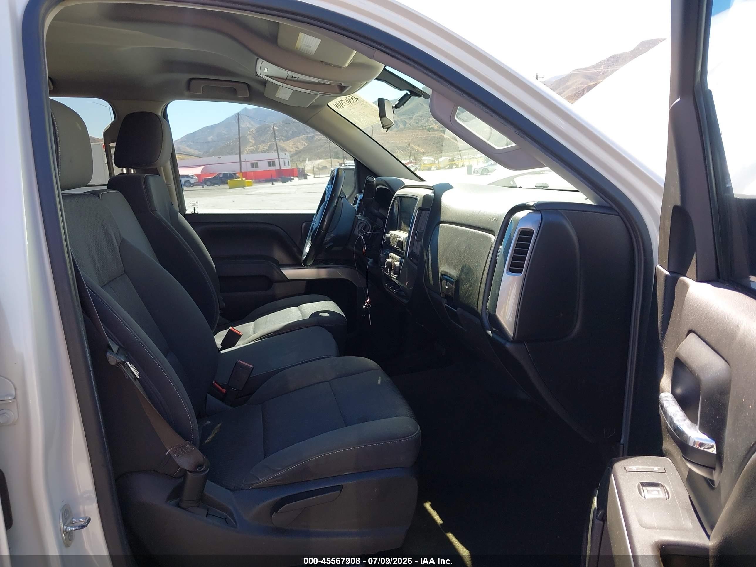 2015 Chevrolet Silverado 1500 Lt White vin: 3GCPCREC1FG177240