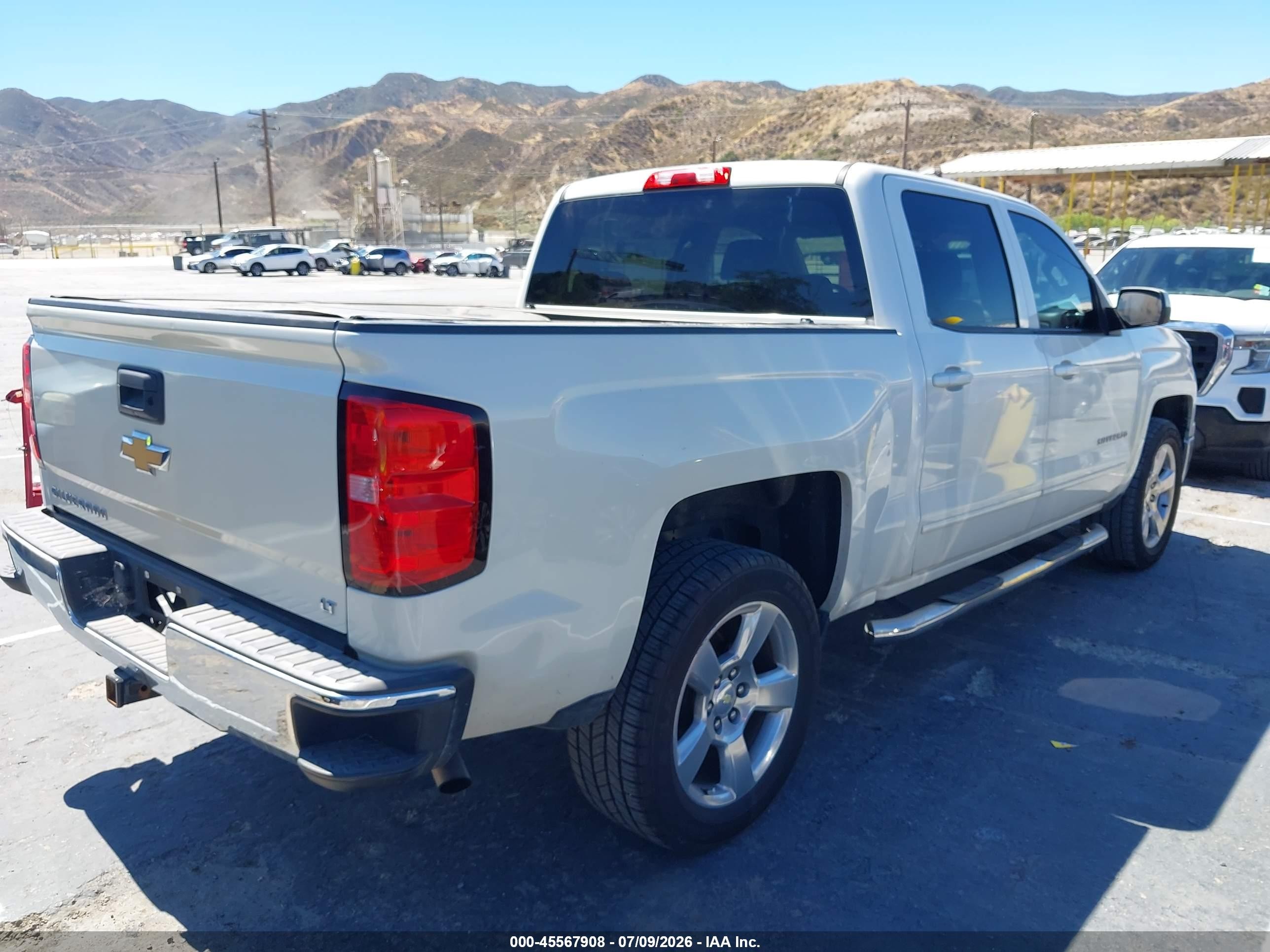 2015 Chevrolet Silverado 1500 Lt White vin: 3GCPCREC1FG177240