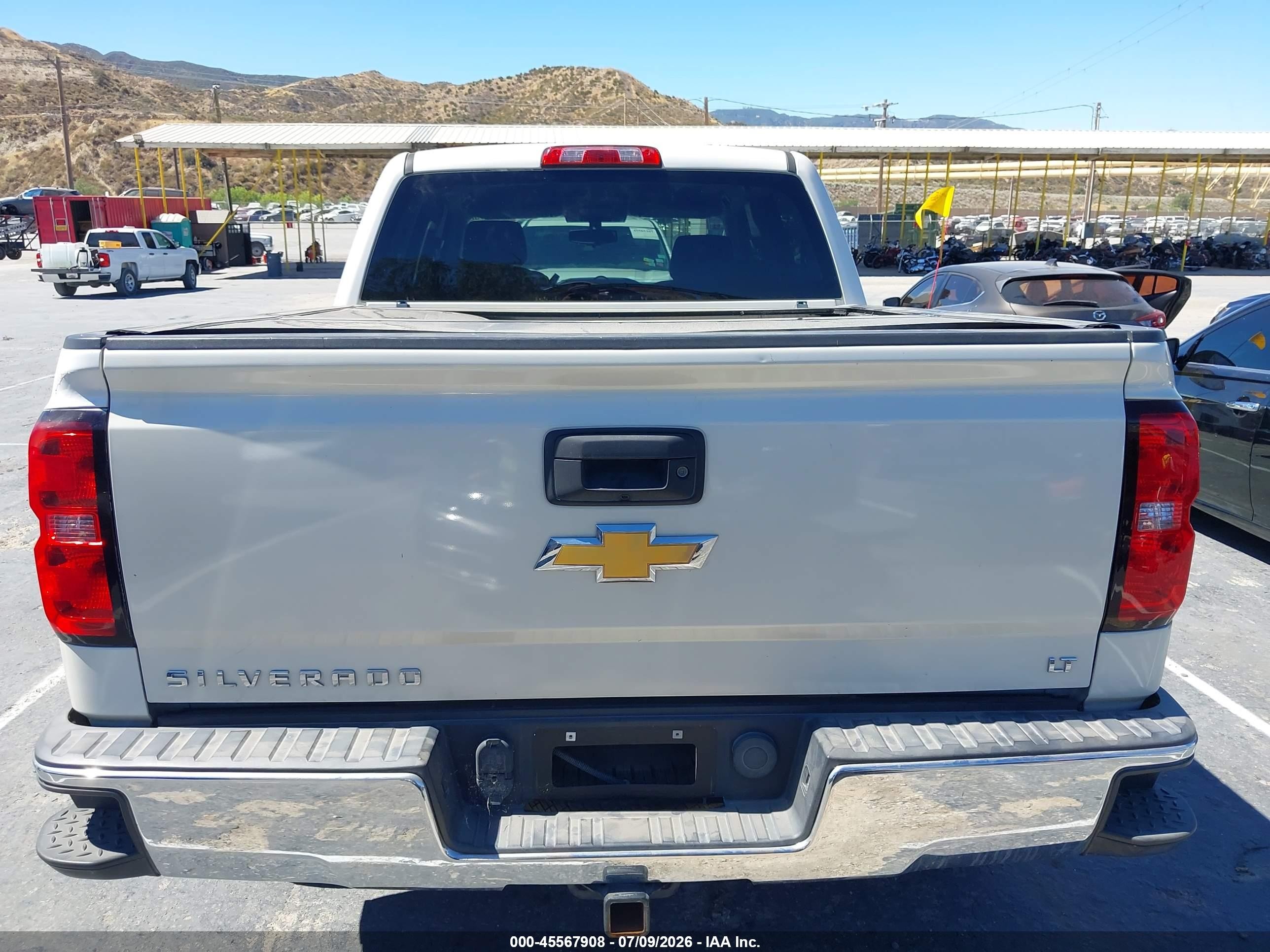 2015 Chevrolet Silverado 1500 Lt White vin: 3GCPCREC1FG177240