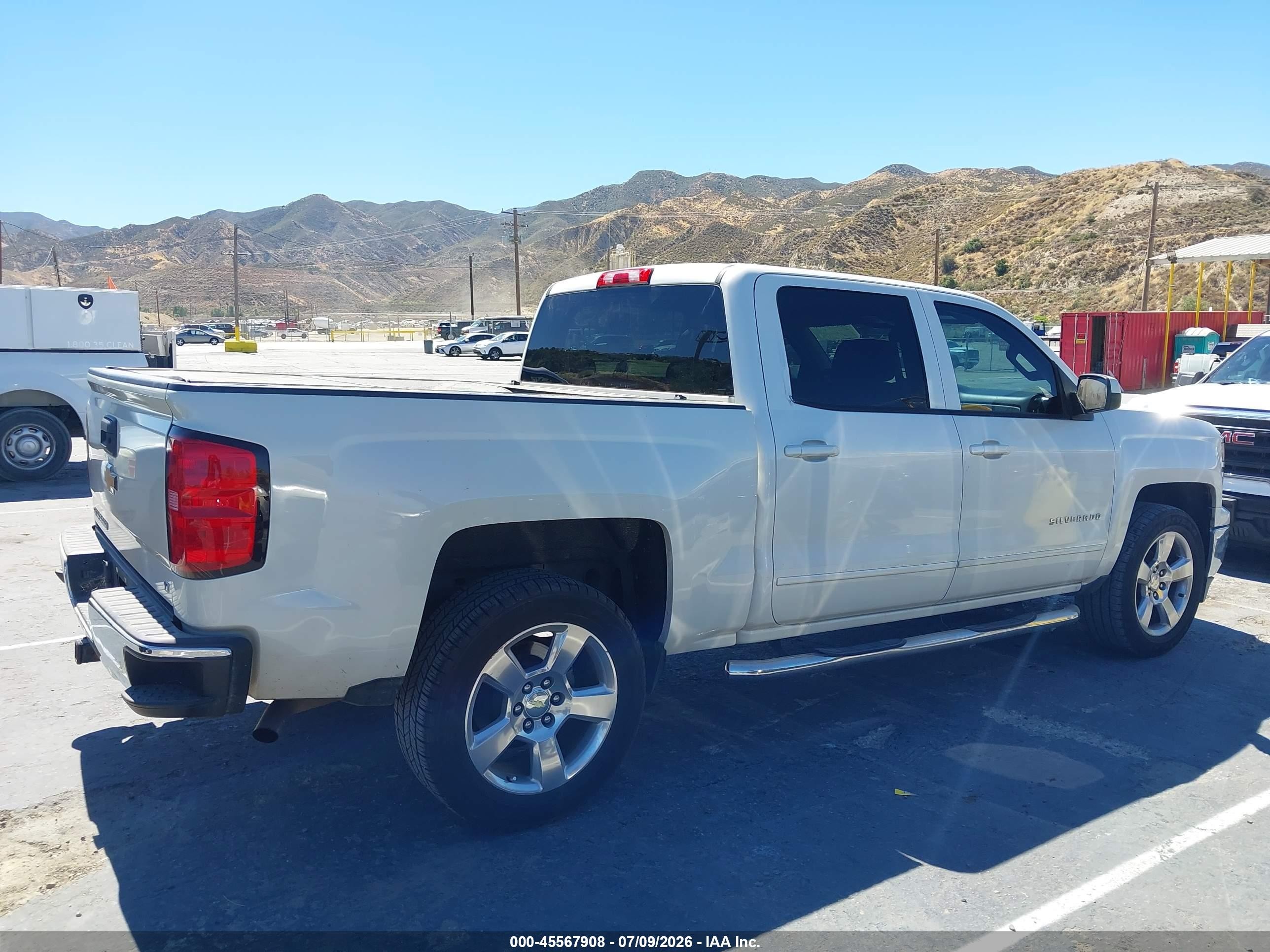2015 Chevrolet Silverado 1500 Lt White vin: 3GCPCREC1FG177240