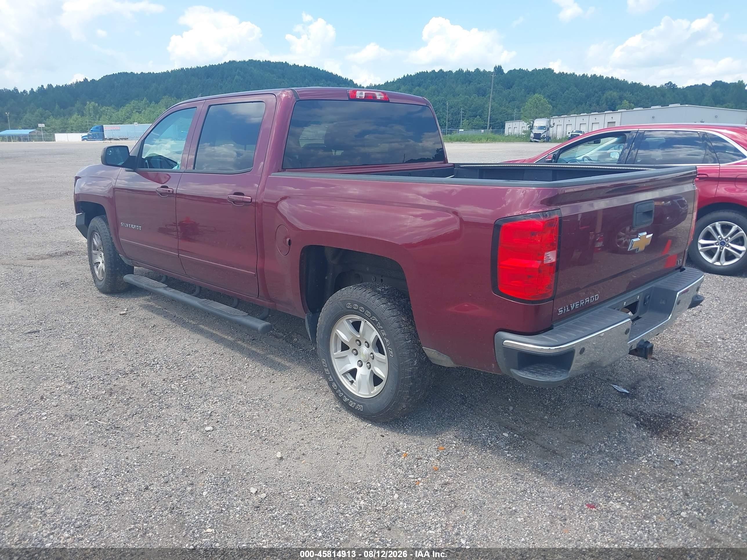 2015 Chevrolet Silverado 1500 Lt Burgundy vin: 3GCPCREC1FG396764