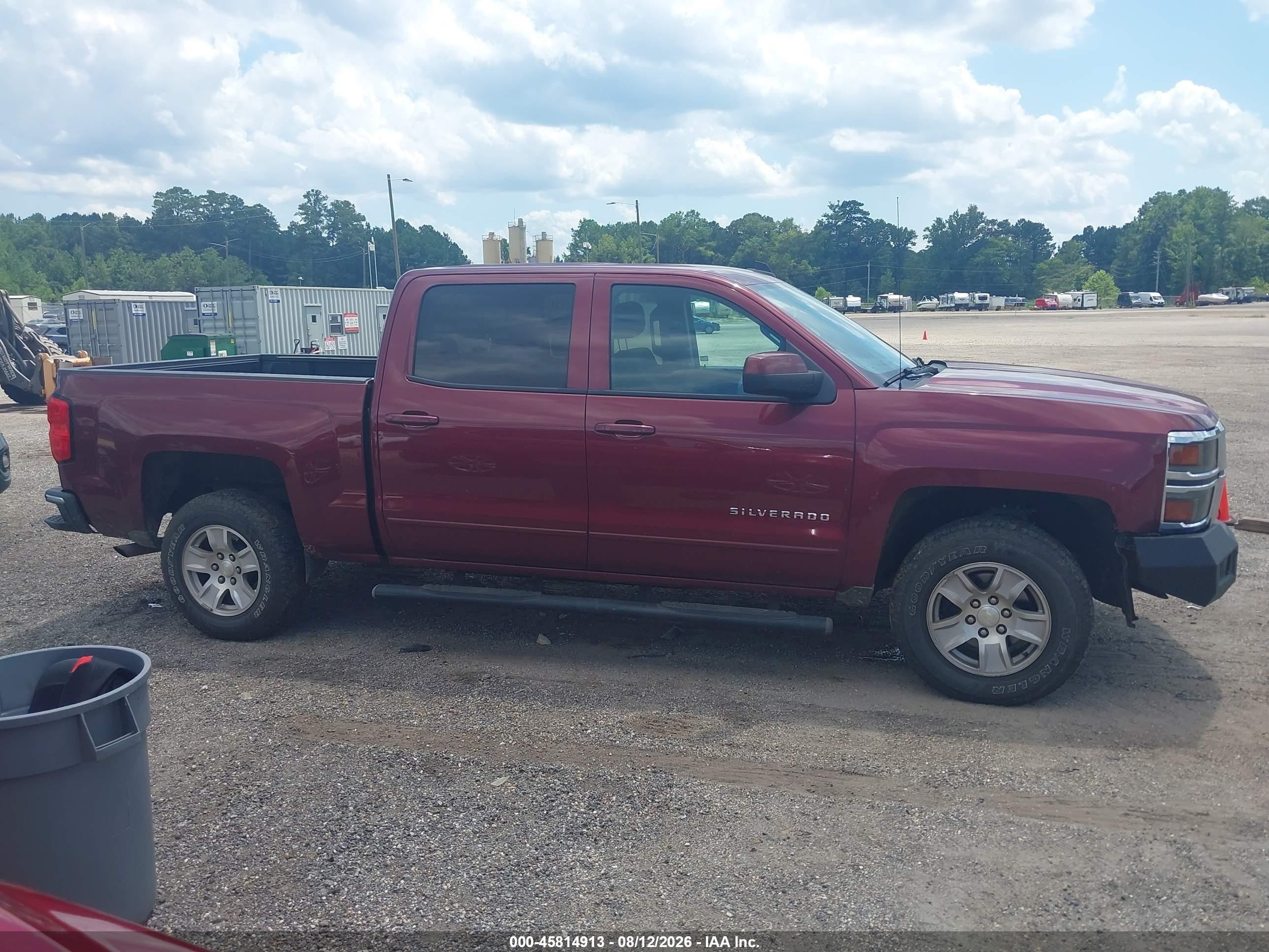 2015 Chevrolet Silverado 1500 Lt Burgundy vin: 3GCPCREC1FG396764