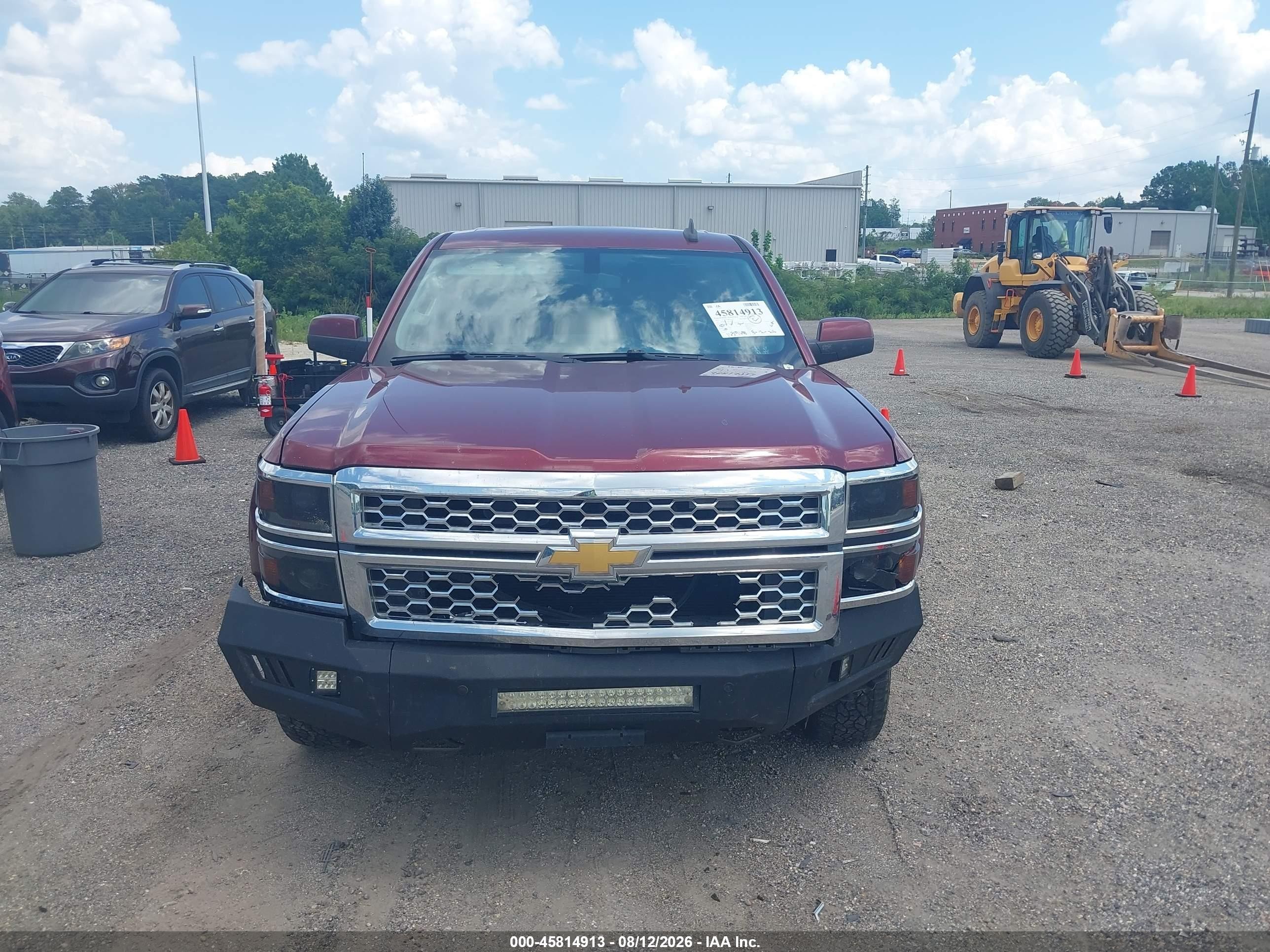 2015 Chevrolet Silverado 1500 Lt Burgundy vin: 3GCPCREC1FG396764