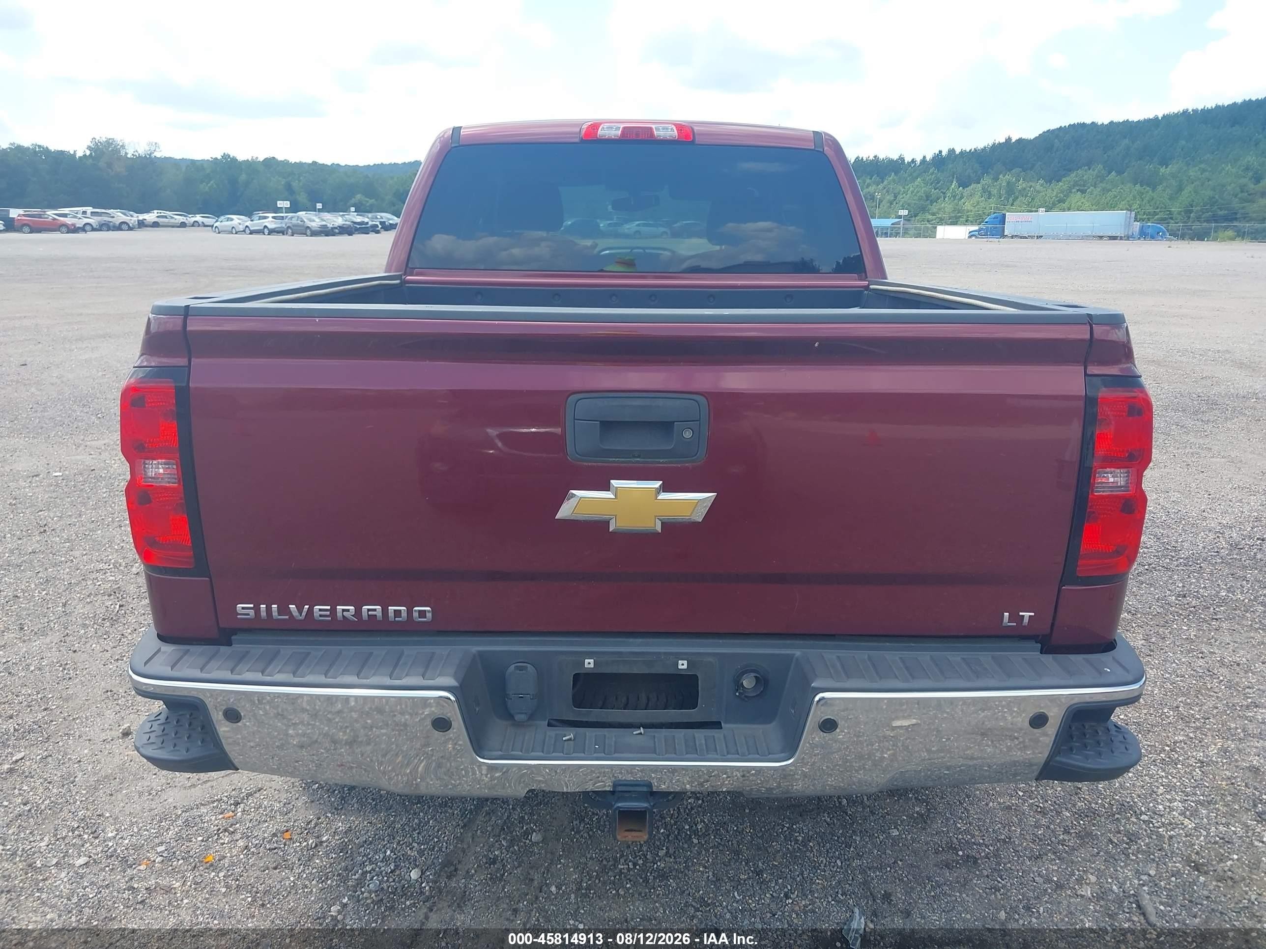 2015 Chevrolet Silverado 1500 Lt Burgundy vin: 3GCPCREC1FG396764