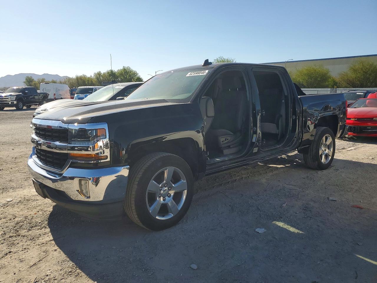 2018 Chevrolet Silverado C1500 Lt Black vin: 3GCPCREC1JG605395