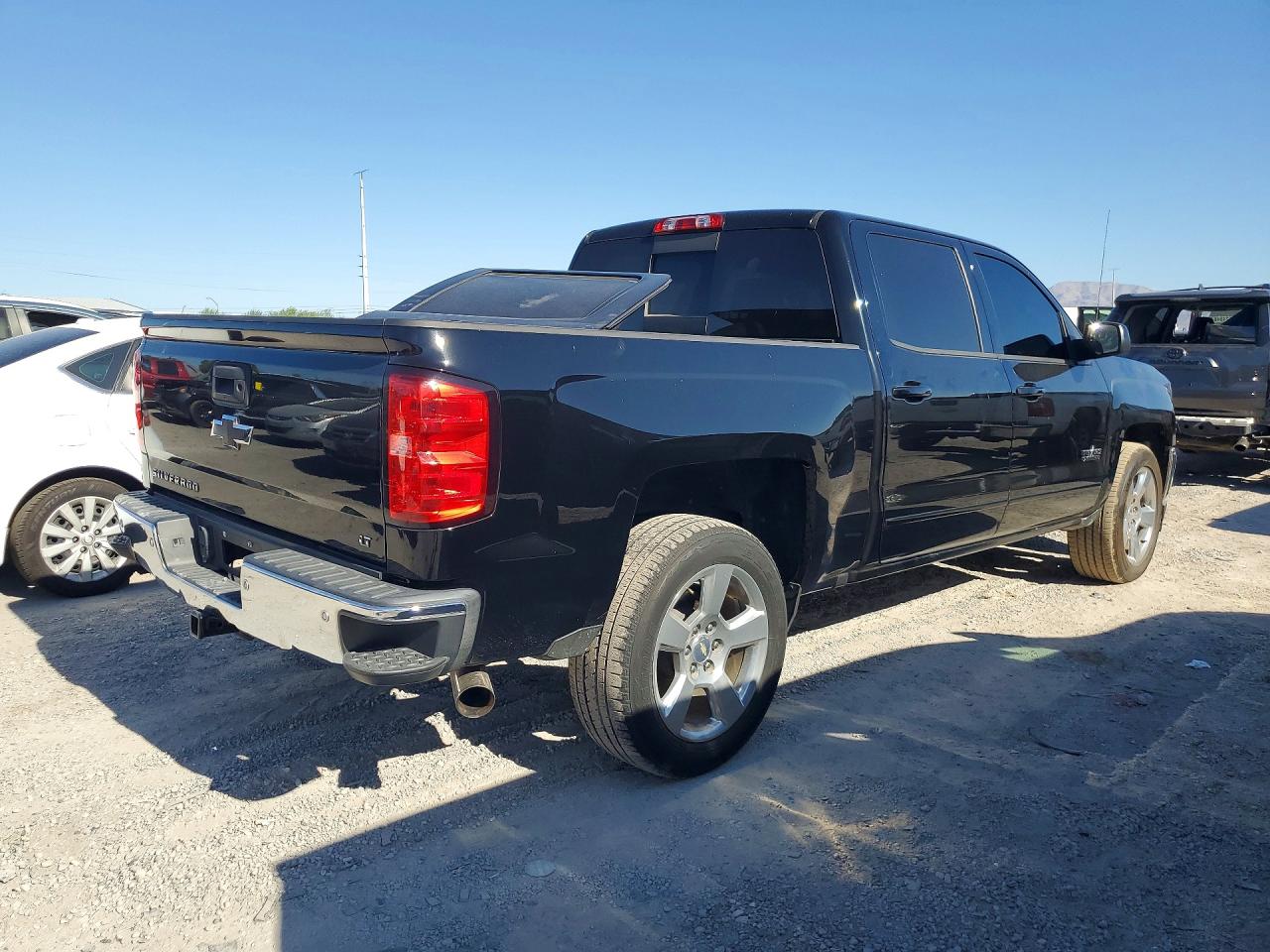 2018 Chevrolet Silverado C1500 Lt Black vin: 3GCPCREC1JG605395