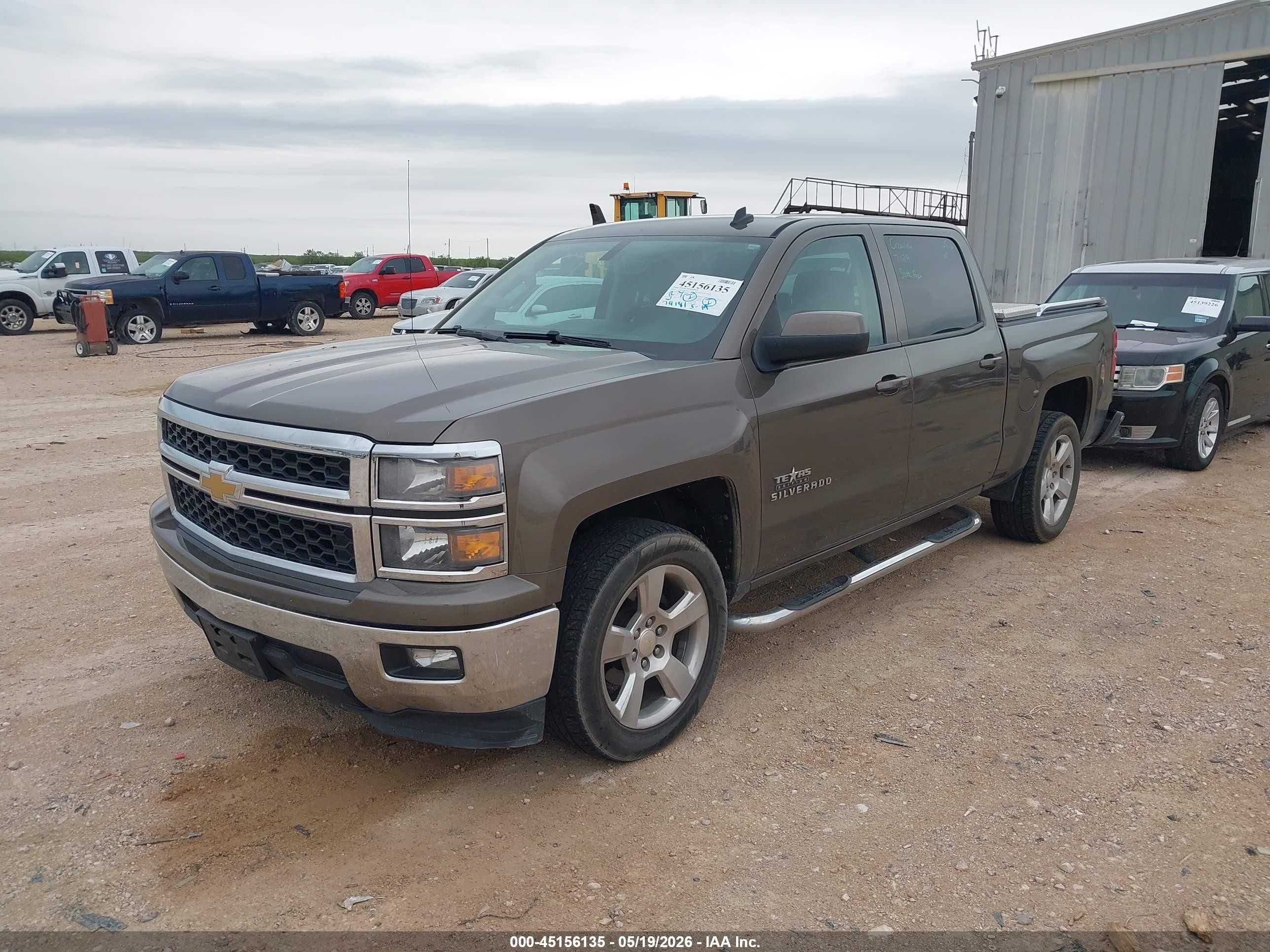 2014 Chevrolet Silverado 1500 1lt Brown vin: 3GCPCREC2EG170988