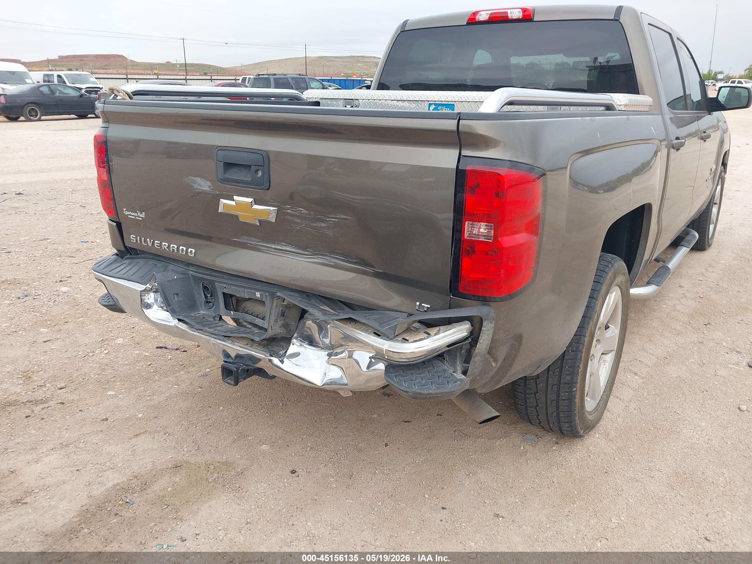 2014 Chevrolet Silverado 1500 1lt Brown vin: 3GCPCREC2EG170988