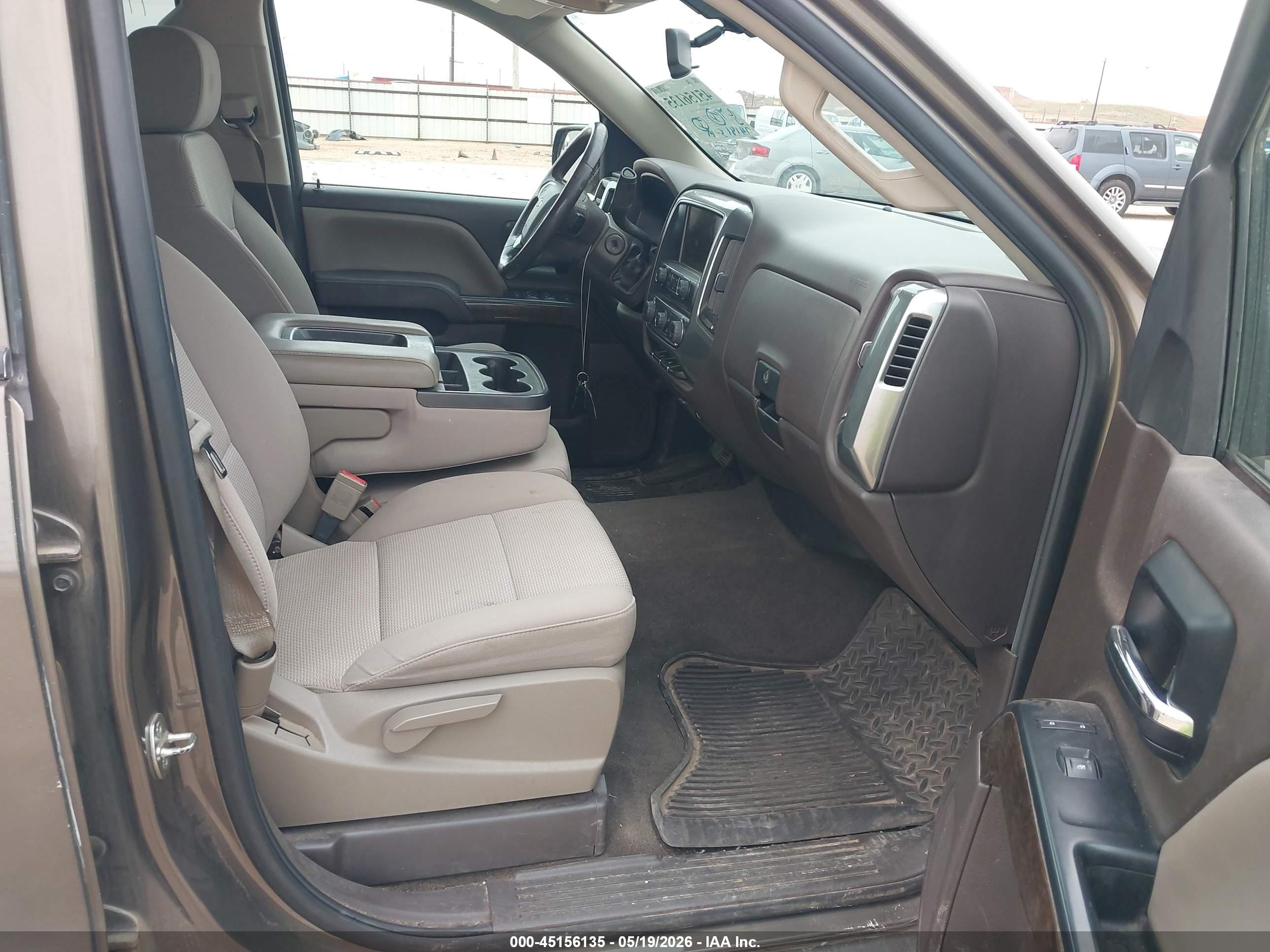2014 Chevrolet Silverado 1500 1lt Brown vin: 3GCPCREC2EG170988
