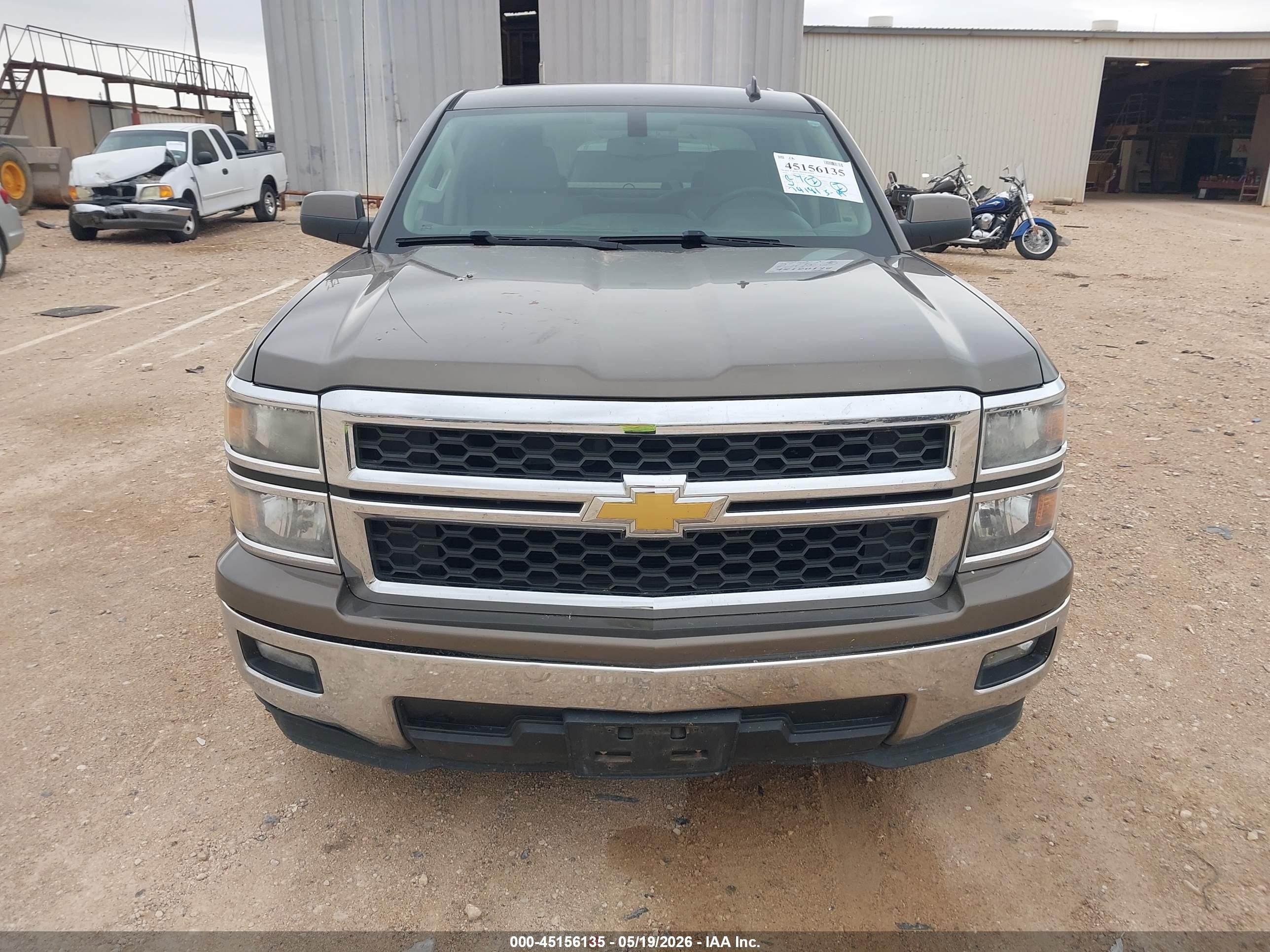 2014 Chevrolet Silverado 1500 1lt Brown vin: 3GCPCREC2EG170988