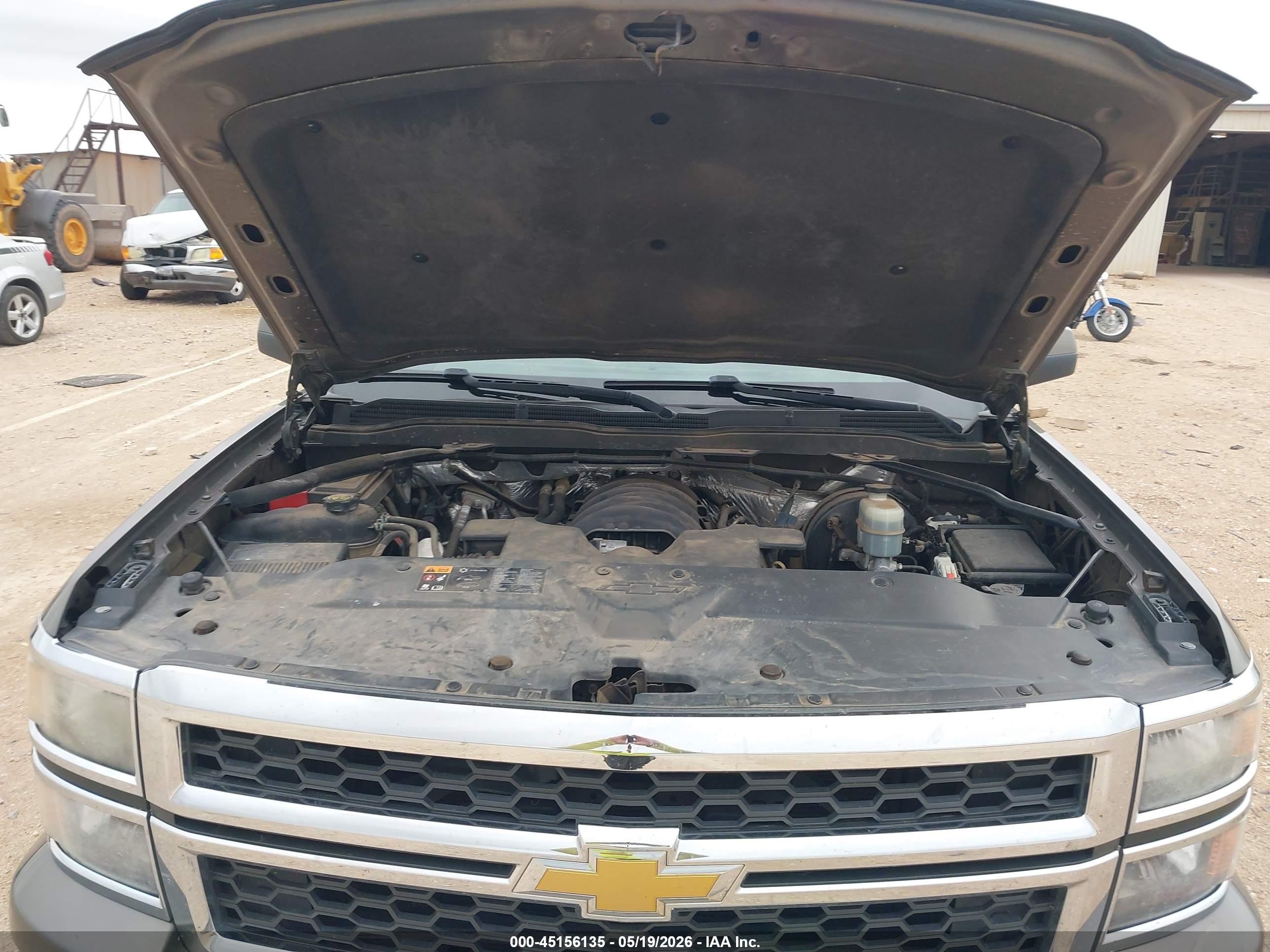 2014 Chevrolet Silverado 1500 1lt Brown vin: 3GCPCREC2EG170988