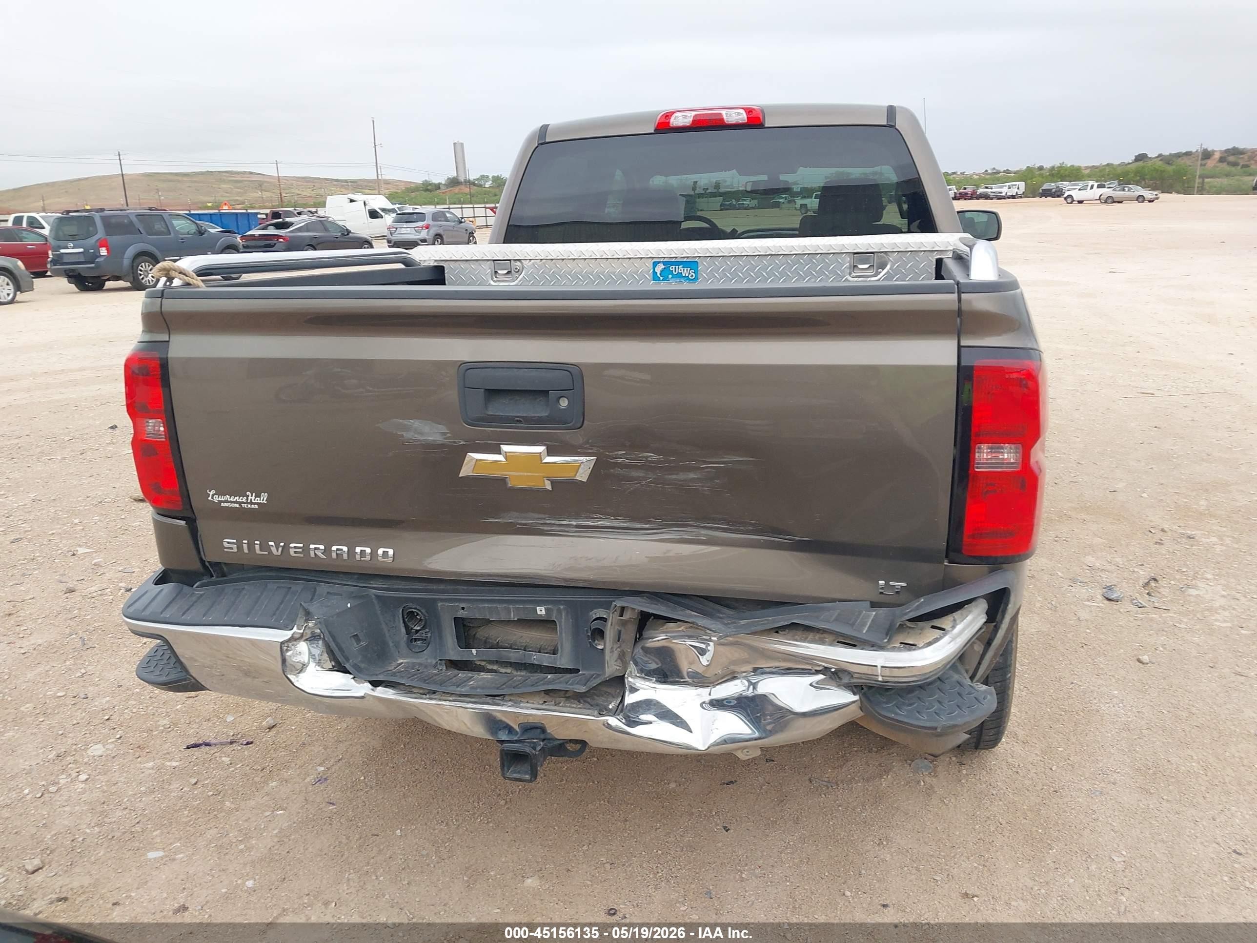 2014 Chevrolet Silverado 1500 1lt Brown vin: 3GCPCREC2EG170988