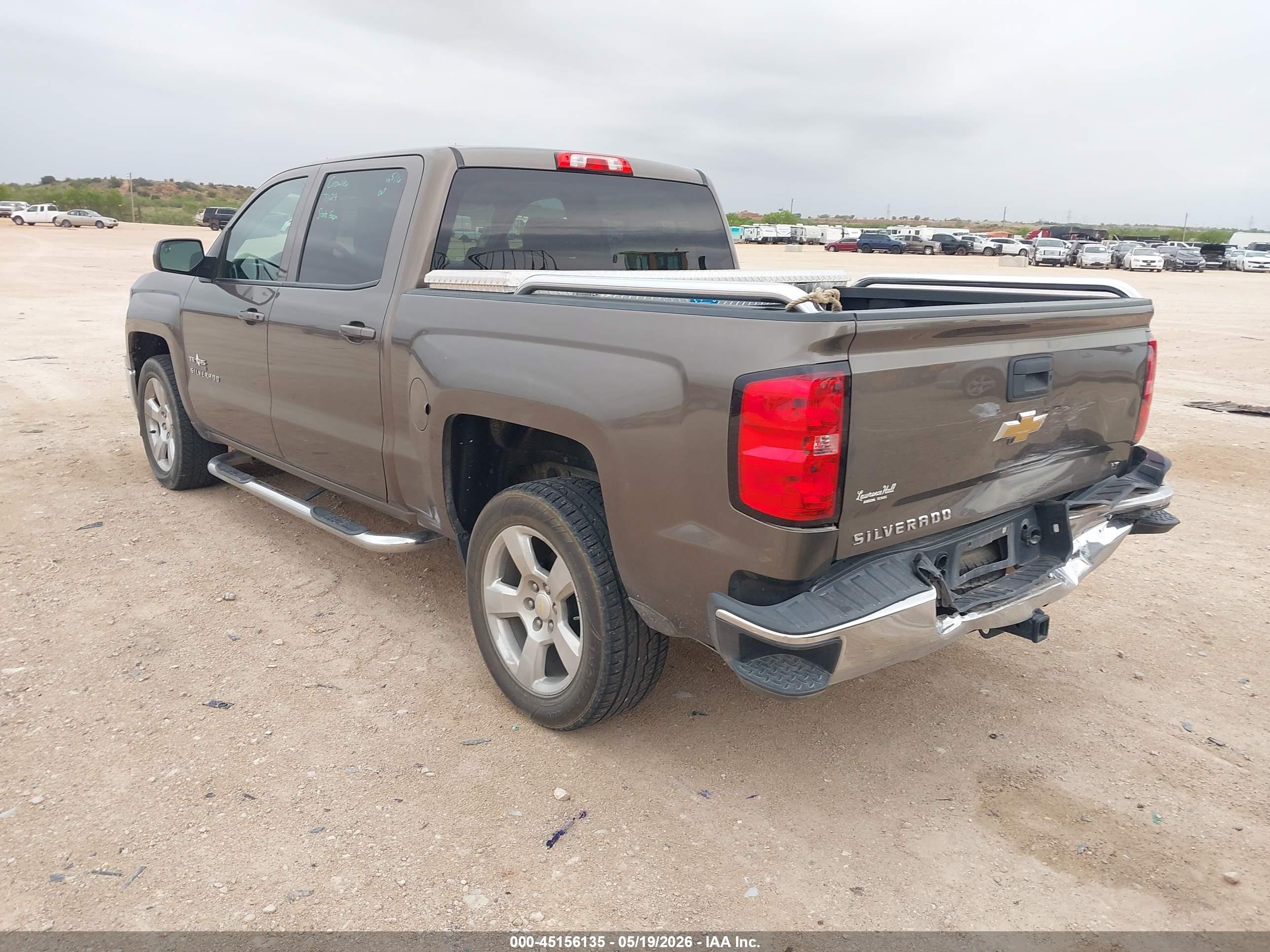 2014 Chevrolet Silverado 1500 1lt Brown vin: 3GCPCREC2EG170988