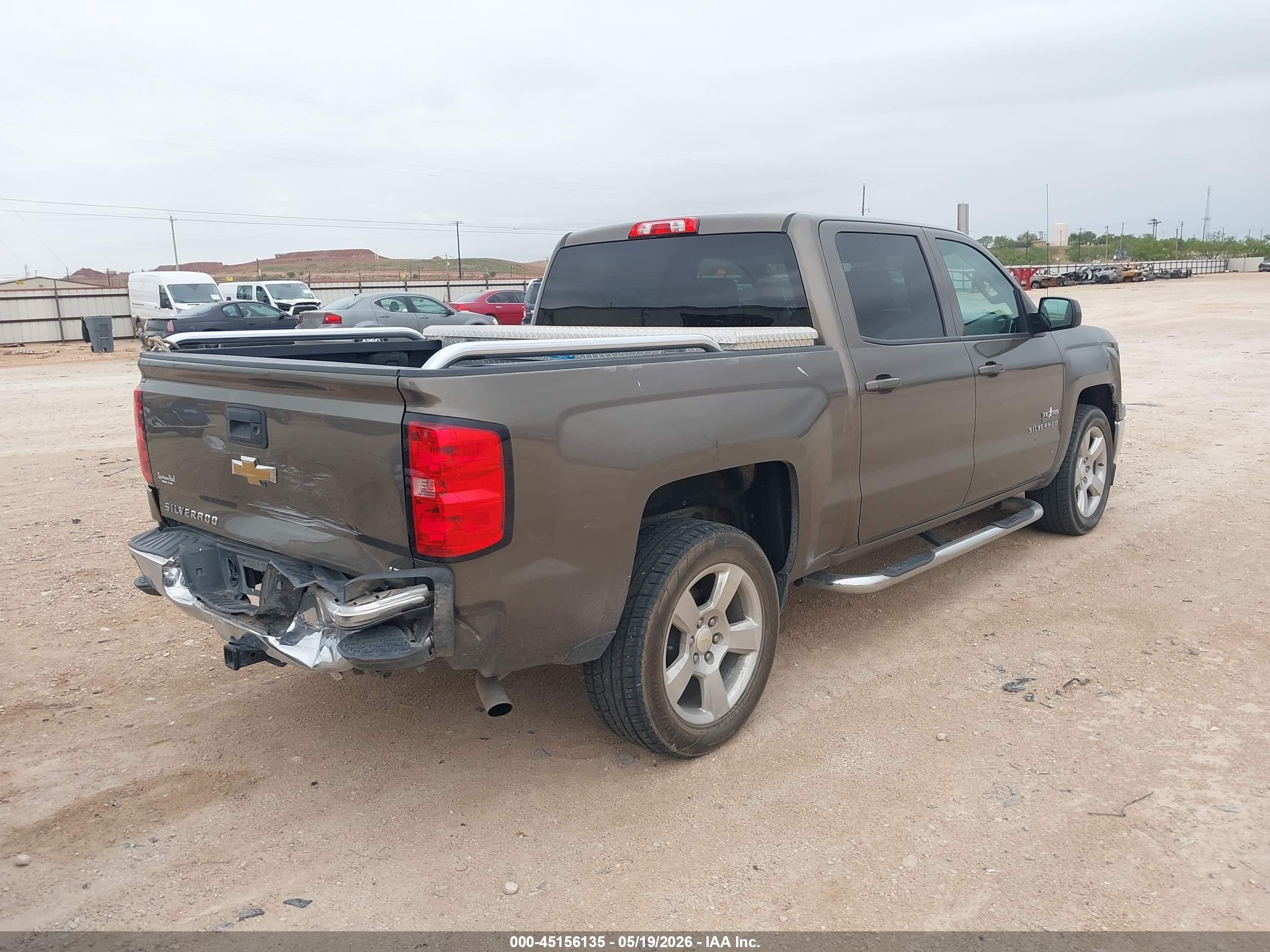 2014 Chevrolet Silverado 1500 1lt Brown vin: 3GCPCREC2EG170988