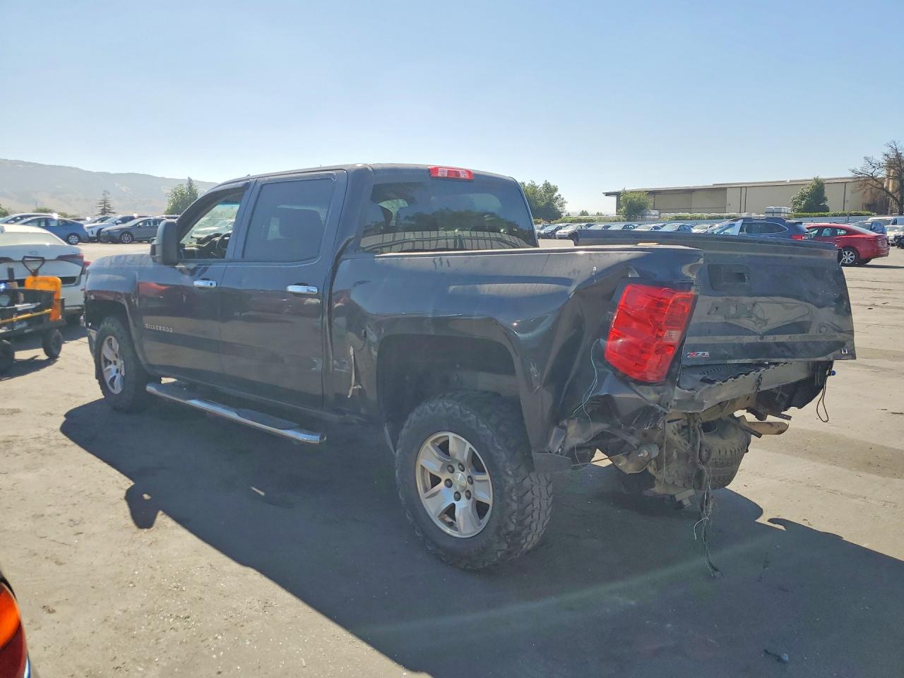 2014 Chevrolet Silverado C1500 Lt Black vin: 3GCPCREC2EG203665