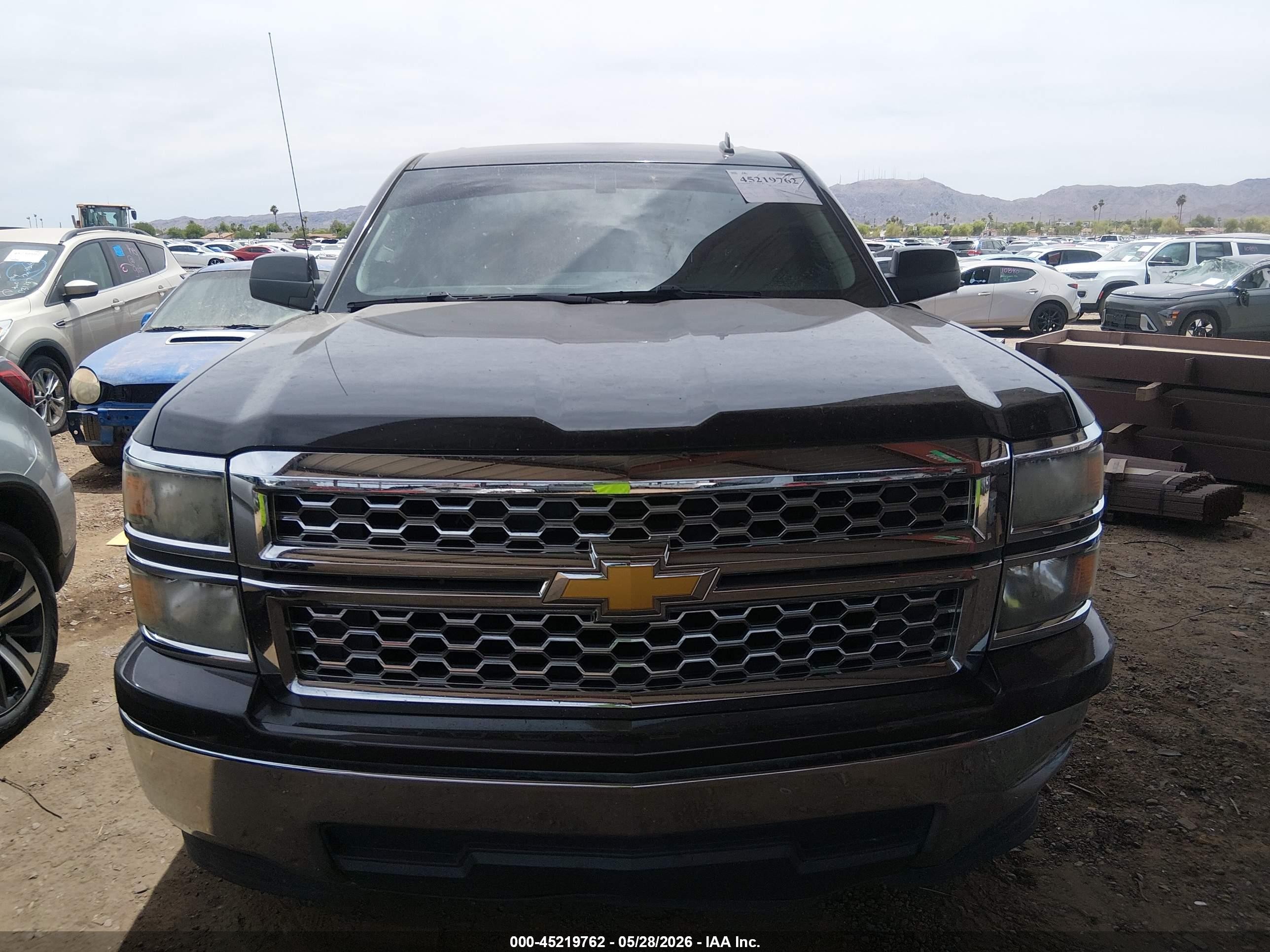 2014 Chevrolet Silverado 1500 1lt Black vin: 3GCPCREC2EG324115