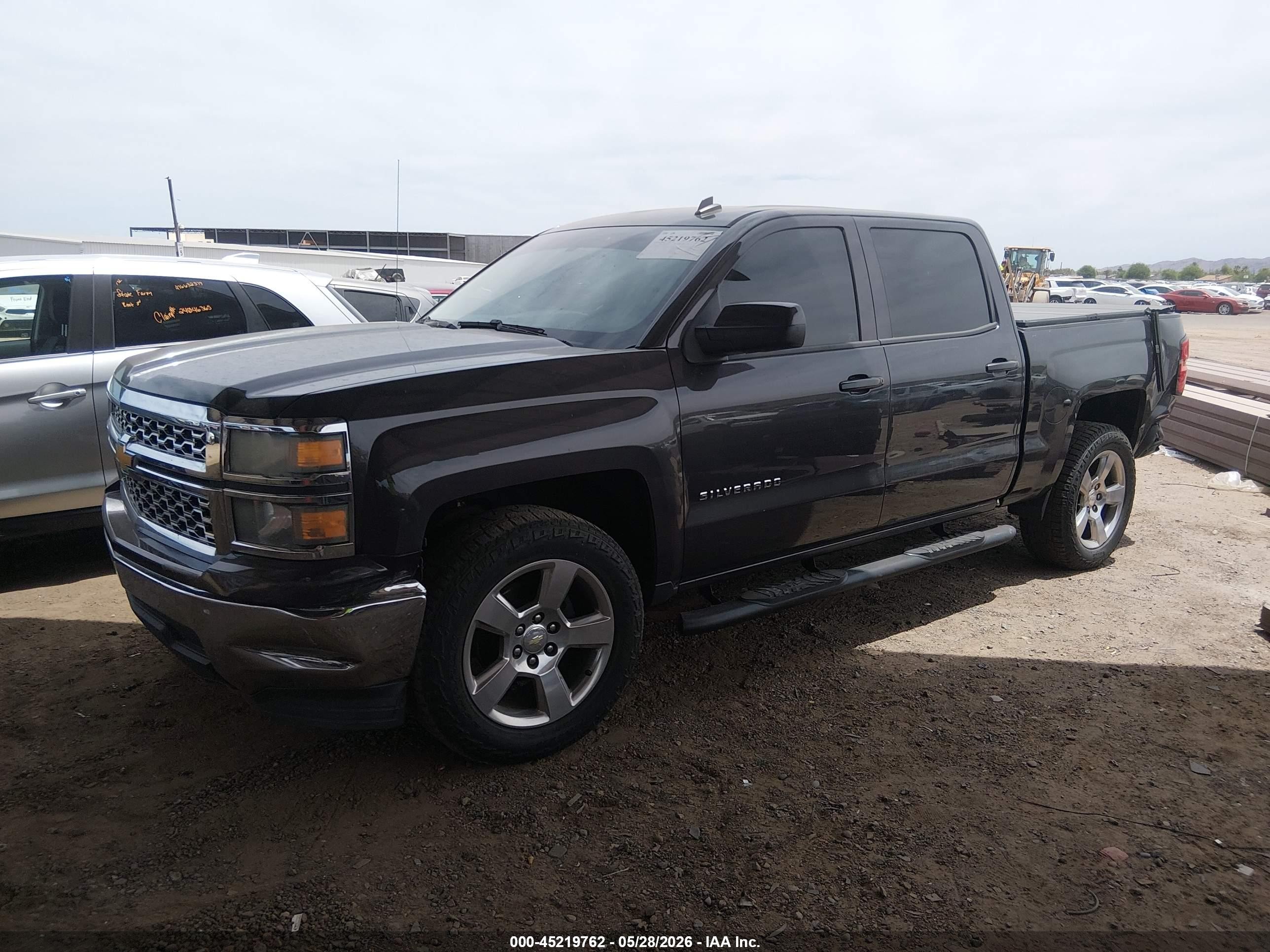 2014 Chevrolet Silverado 1500 1lt Black vin: 3GCPCREC2EG324115