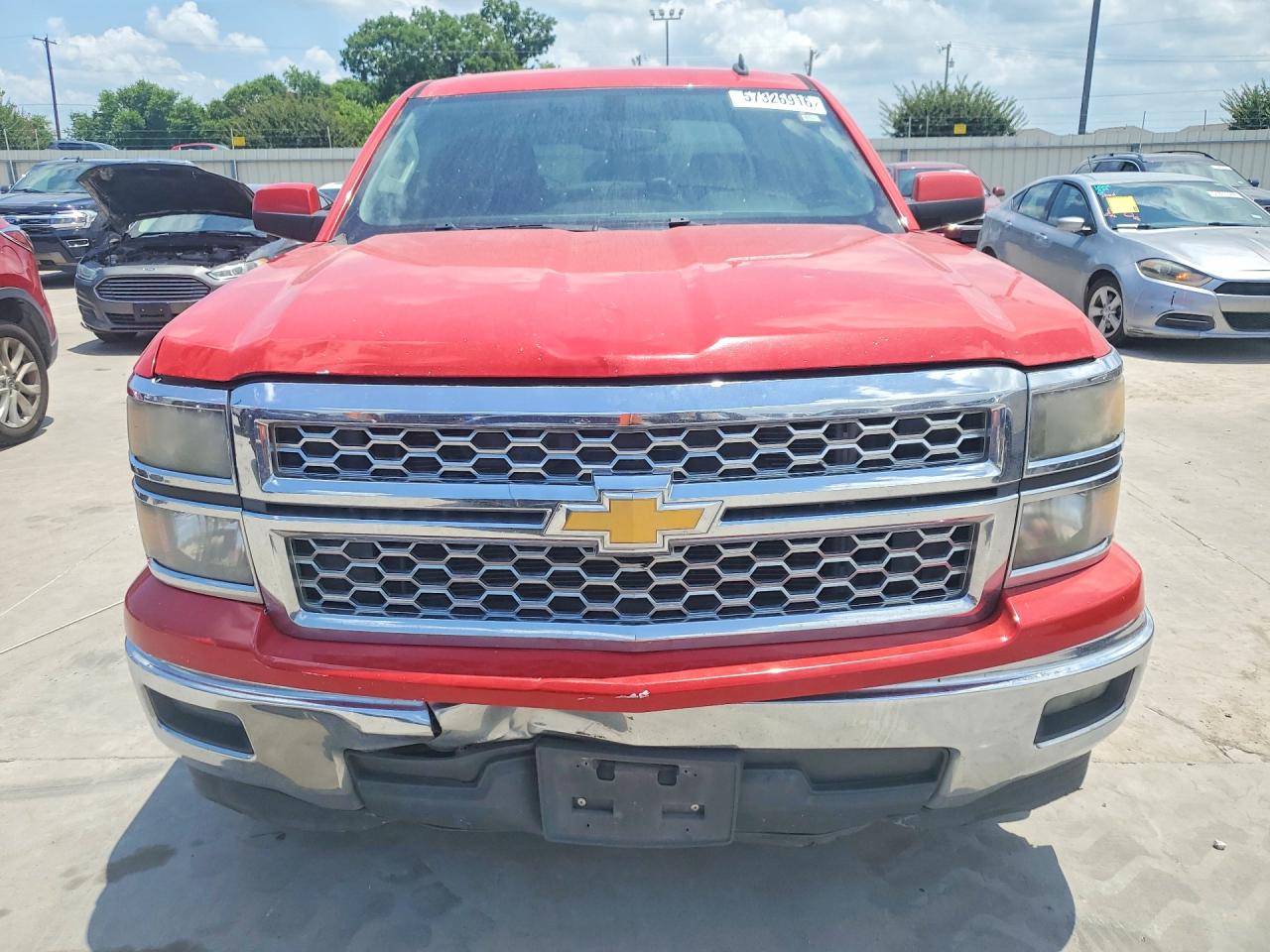 2014 Chevrolet Silverado C1500 Lt Red vin: 3GCPCREC2EG494605