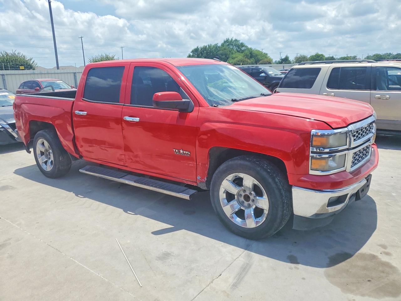 2014 Chevrolet Silverado C1500 Lt Red vin: 3GCPCREC2EG494605