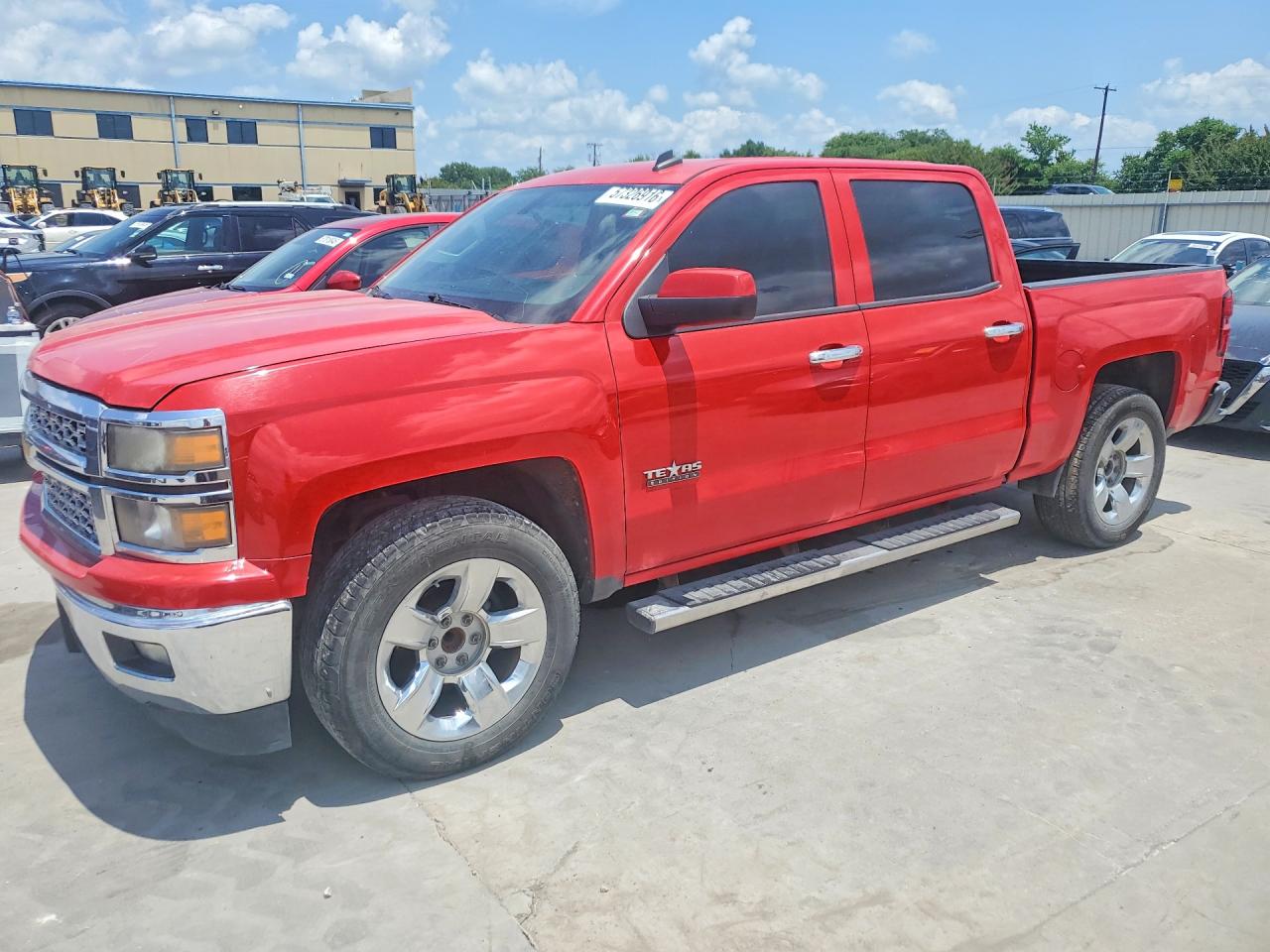 2014 Chevrolet Silverado C1500 Lt Red vin: 3GCPCREC2EG494605