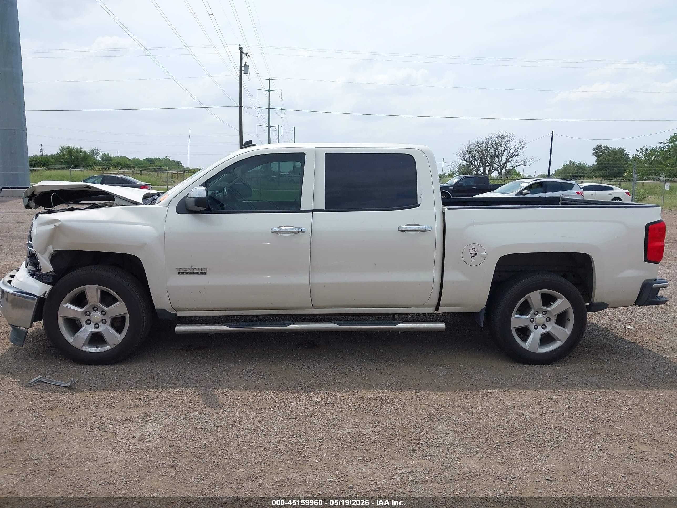 2014 Chevrolet Silverado 1500 1lt Cream vin: 3GCPCREC2EG508552