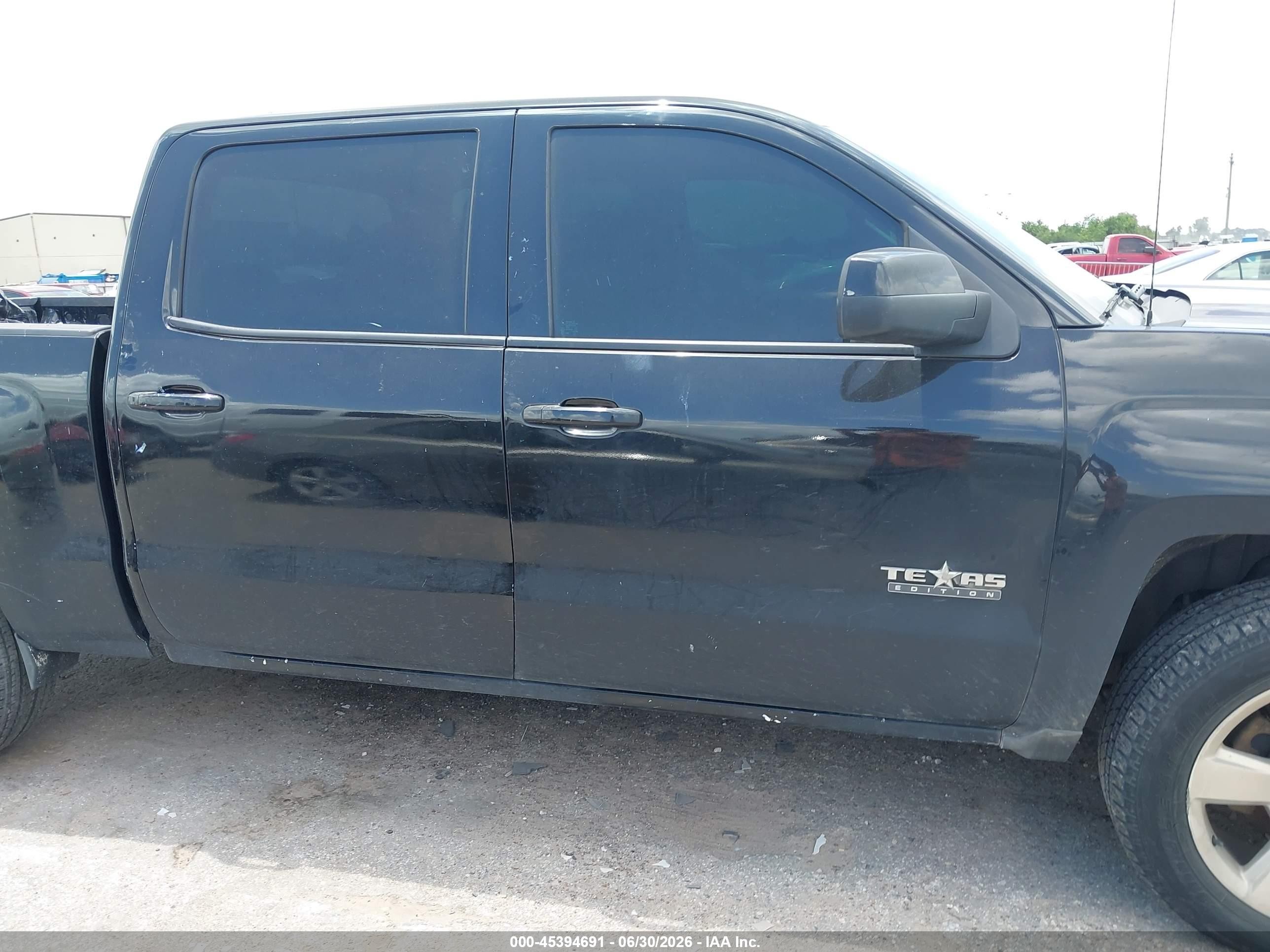 2014 Chevrolet Silverado 1500 Lt Black vin: 3GCPCREC2EG517882