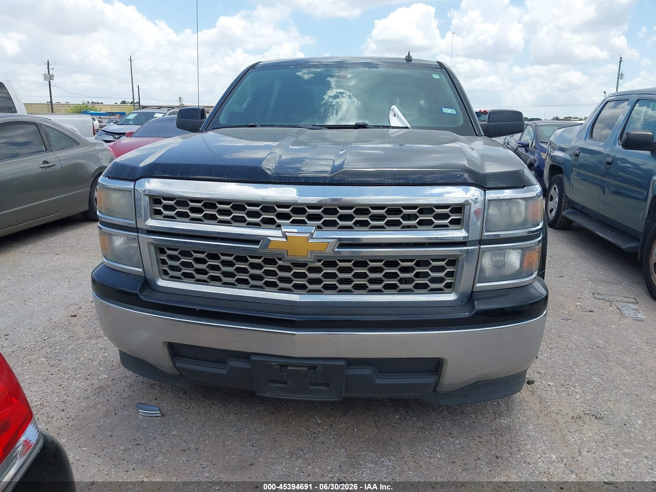 2014 Chevrolet Silverado 1500 Lt Black vin: 3GCPCREC2EG517882