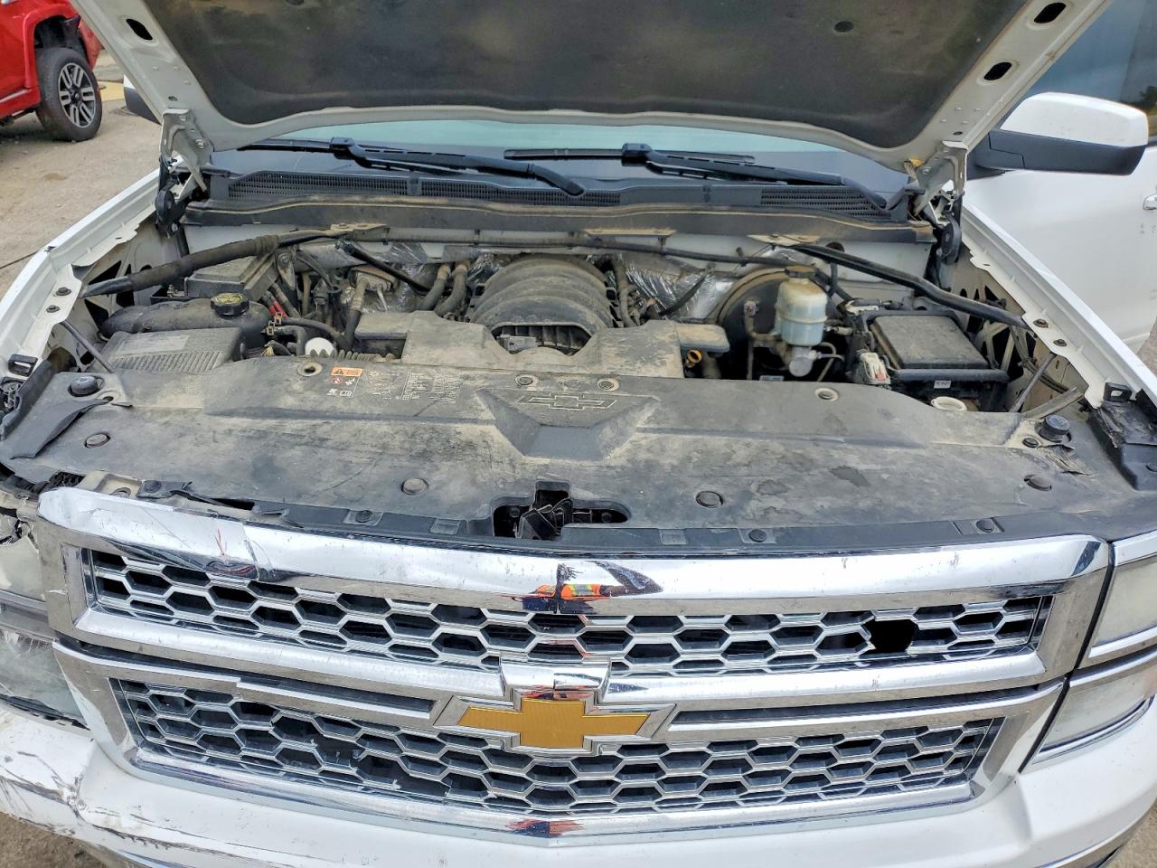 2015 Chevrolet Silverado C1500 Lt White vin: 3GCPCREC2FG226977