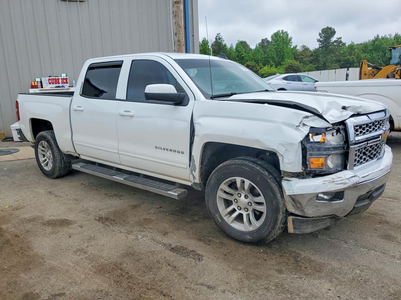 2015 Chevrolet Silverado C1500 Lt White vin: 3GCPCREC2FG226977