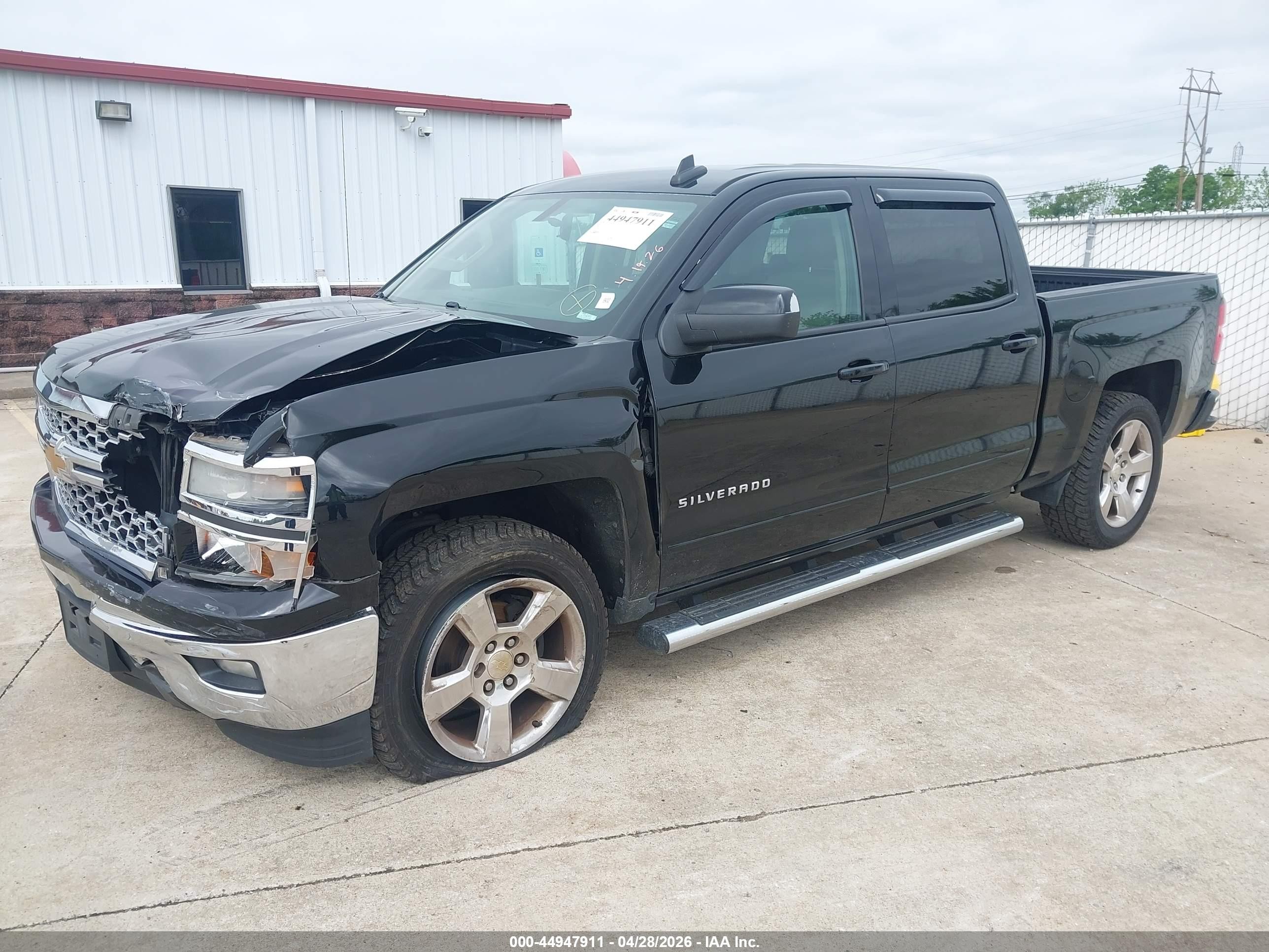 2015 Chevrolet Silverado 1500 1lt Черный vin: 3GCPCREC2FG357522