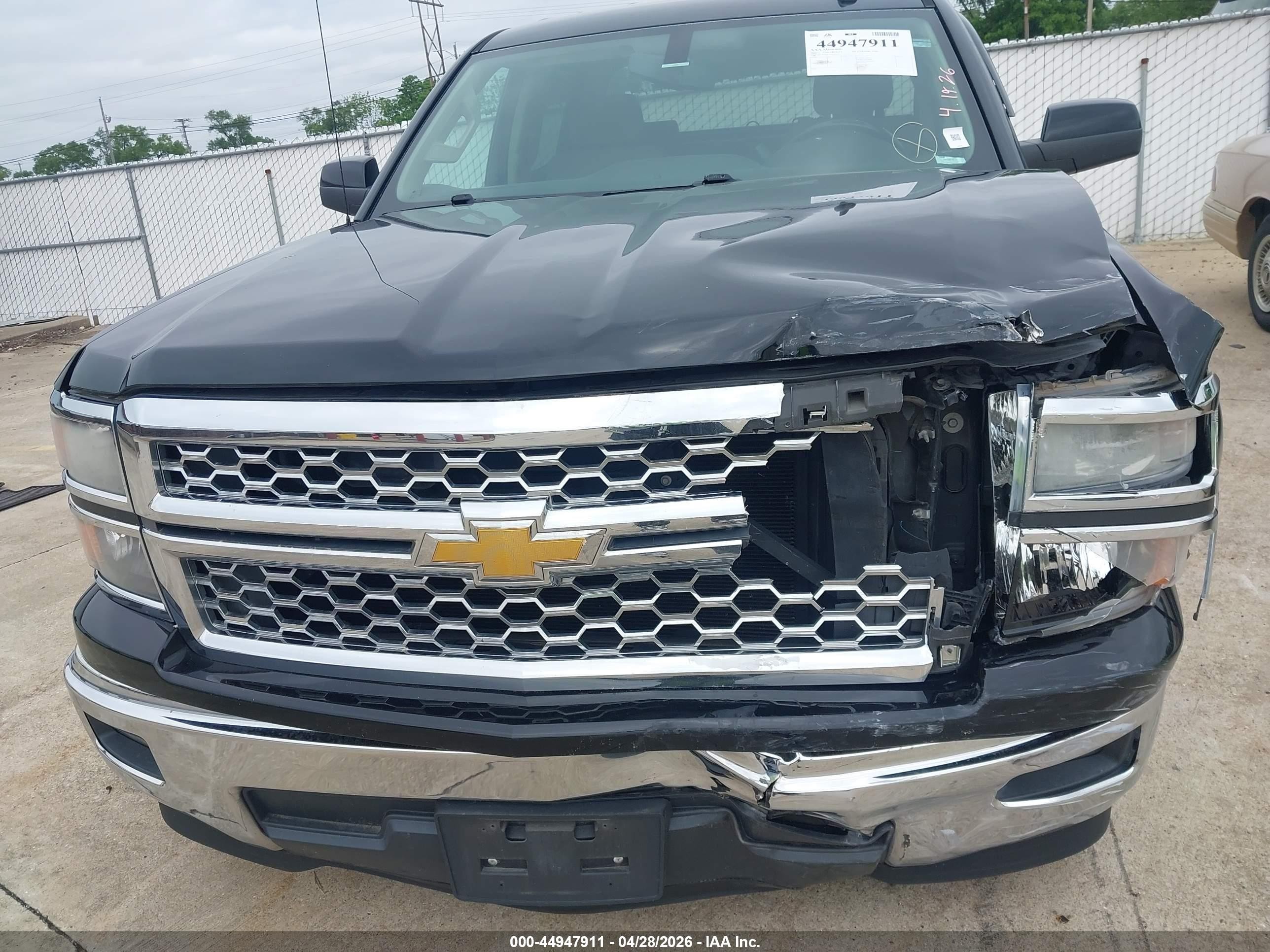 2015 Chevrolet Silverado 1500 1lt Черный vin: 3GCPCREC2FG357522