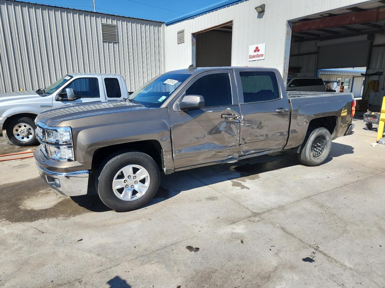 2015 Chevrolet Silverado C1500 Lt Tan vin: 3GCPCREC2FG498543