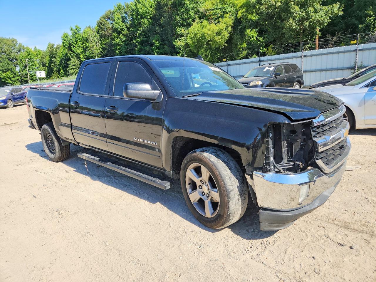 2016 Chevrolet Silverado C1500 Lt Black vin: 3GCPCREC2GG232490