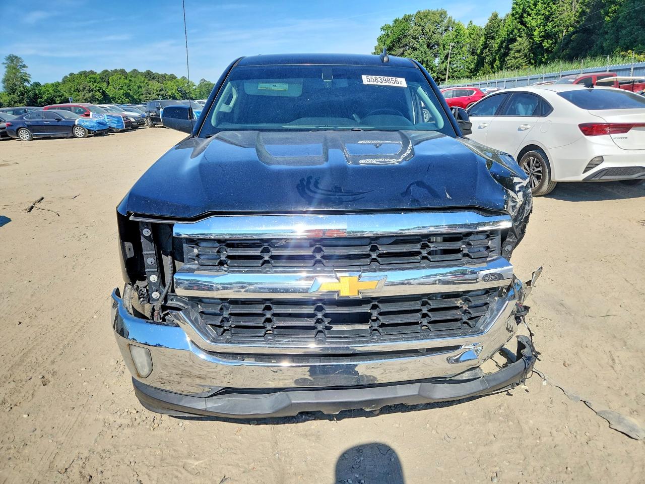 2016 Chevrolet Silverado C1500 Lt Black vin: 3GCPCREC2GG232490