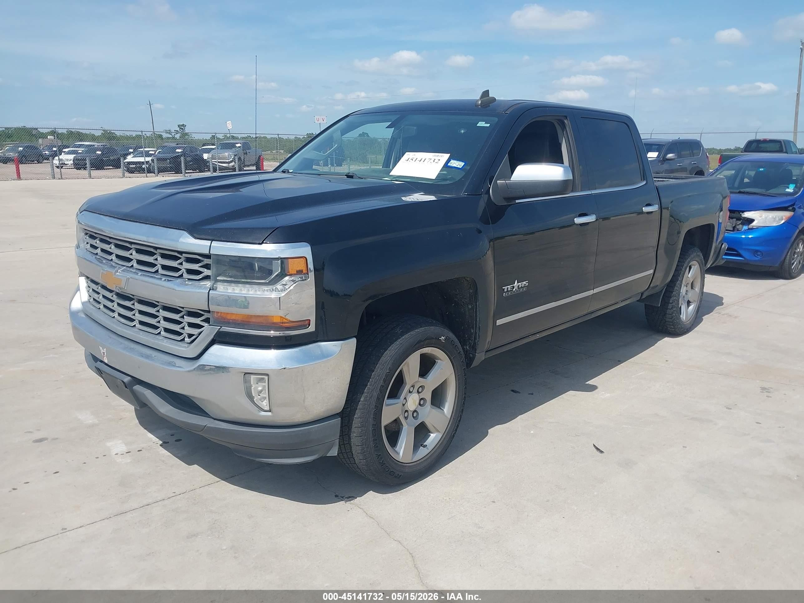 2018 Chevrolet Silverado C1500 Lt Black vin: 3GCPCREC2JG115001